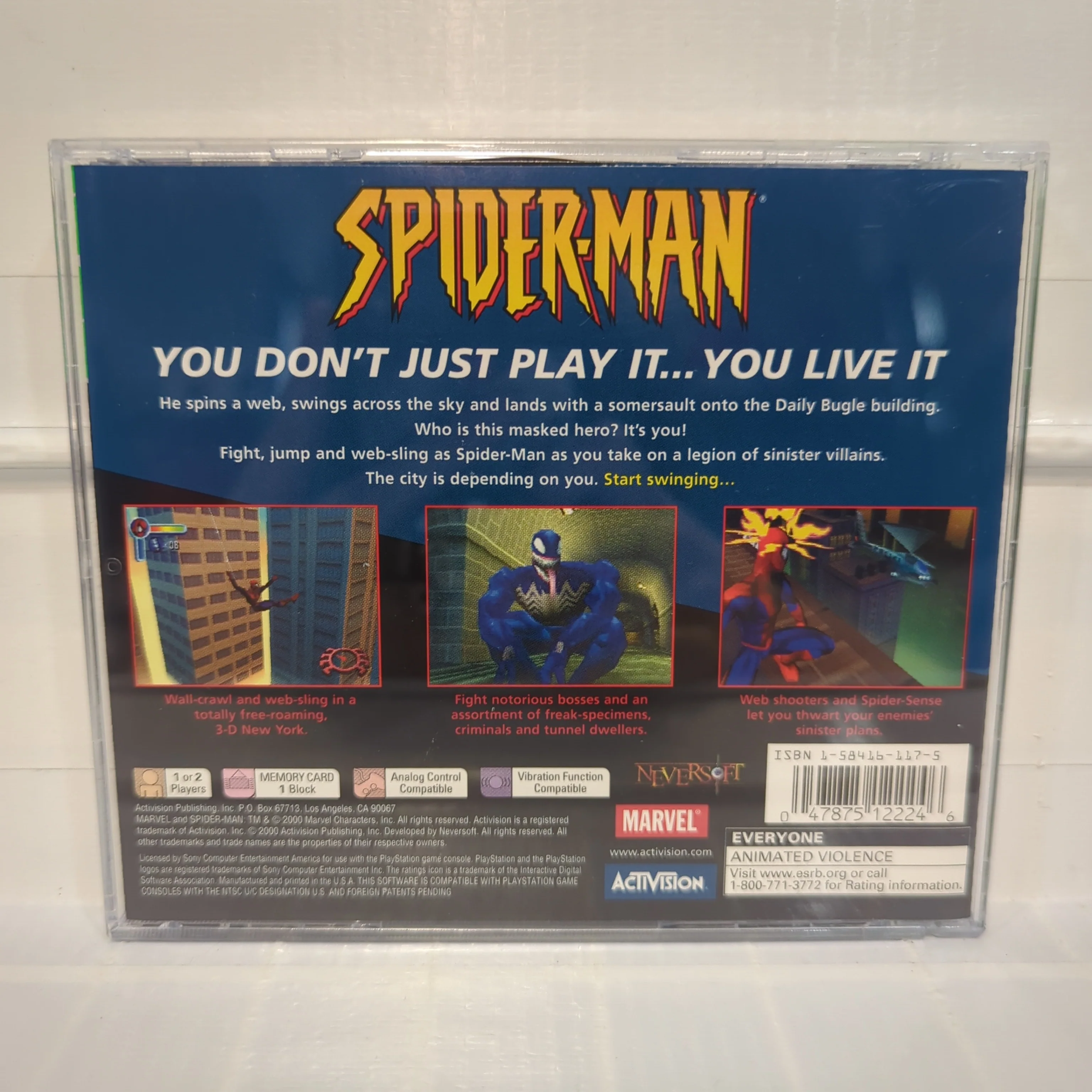 Spiderman [Greatest Hits] - Playstation - Image 2
