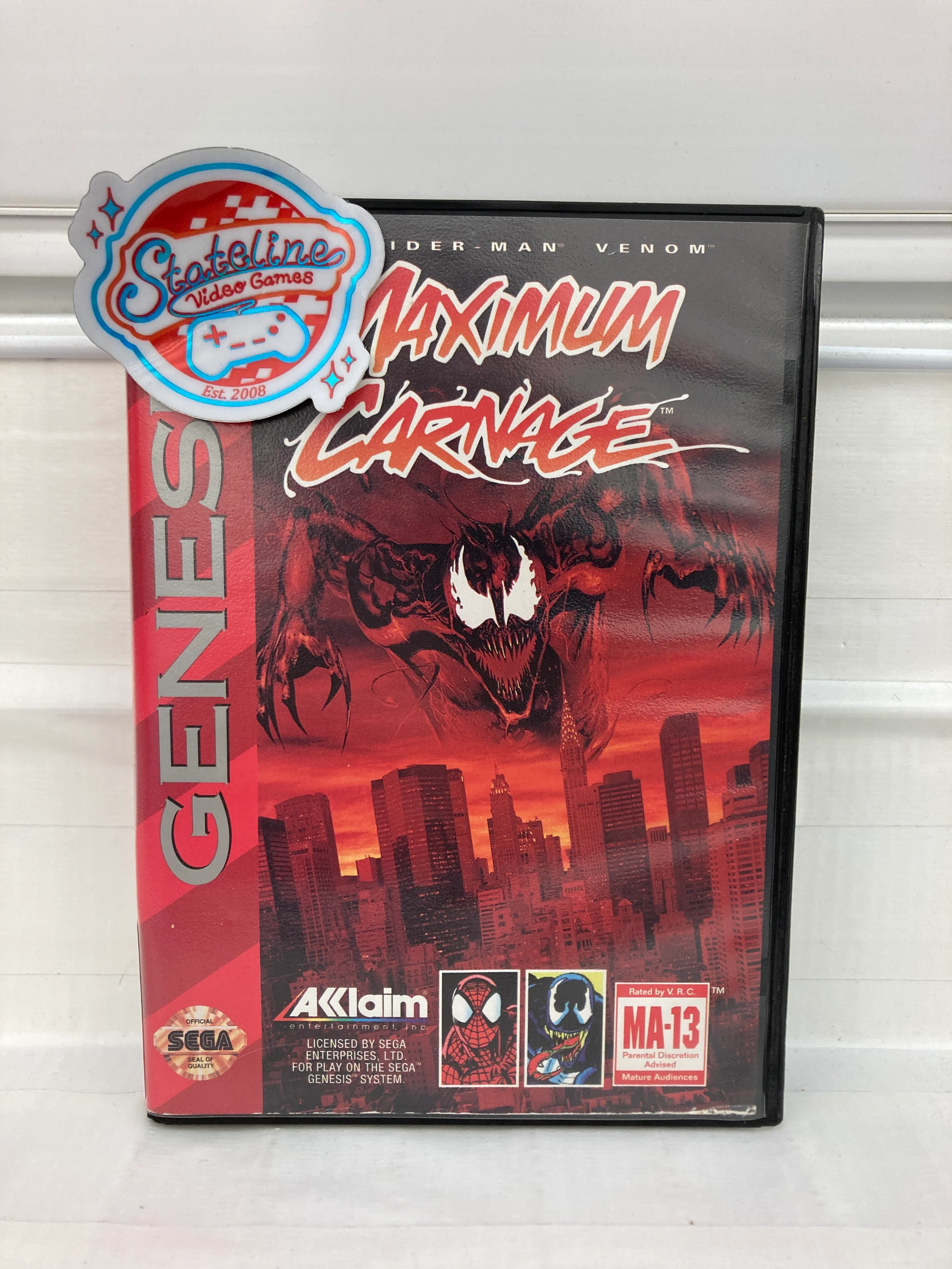 Spiderman Maximum Carnage - Sega Genesis - Image 2