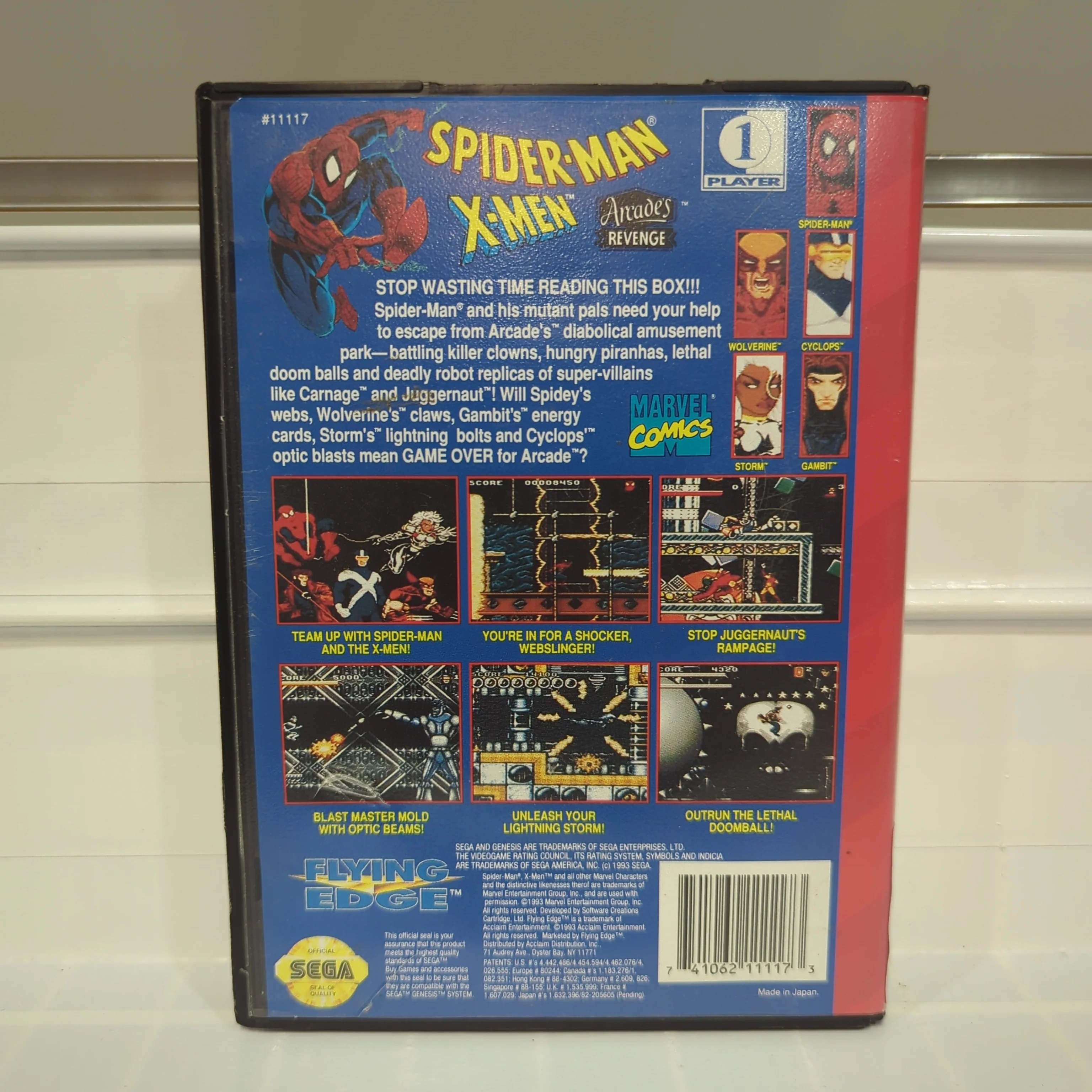 Spiderman X-Men Arcade's Revenge - Sega Genesis - Image 2