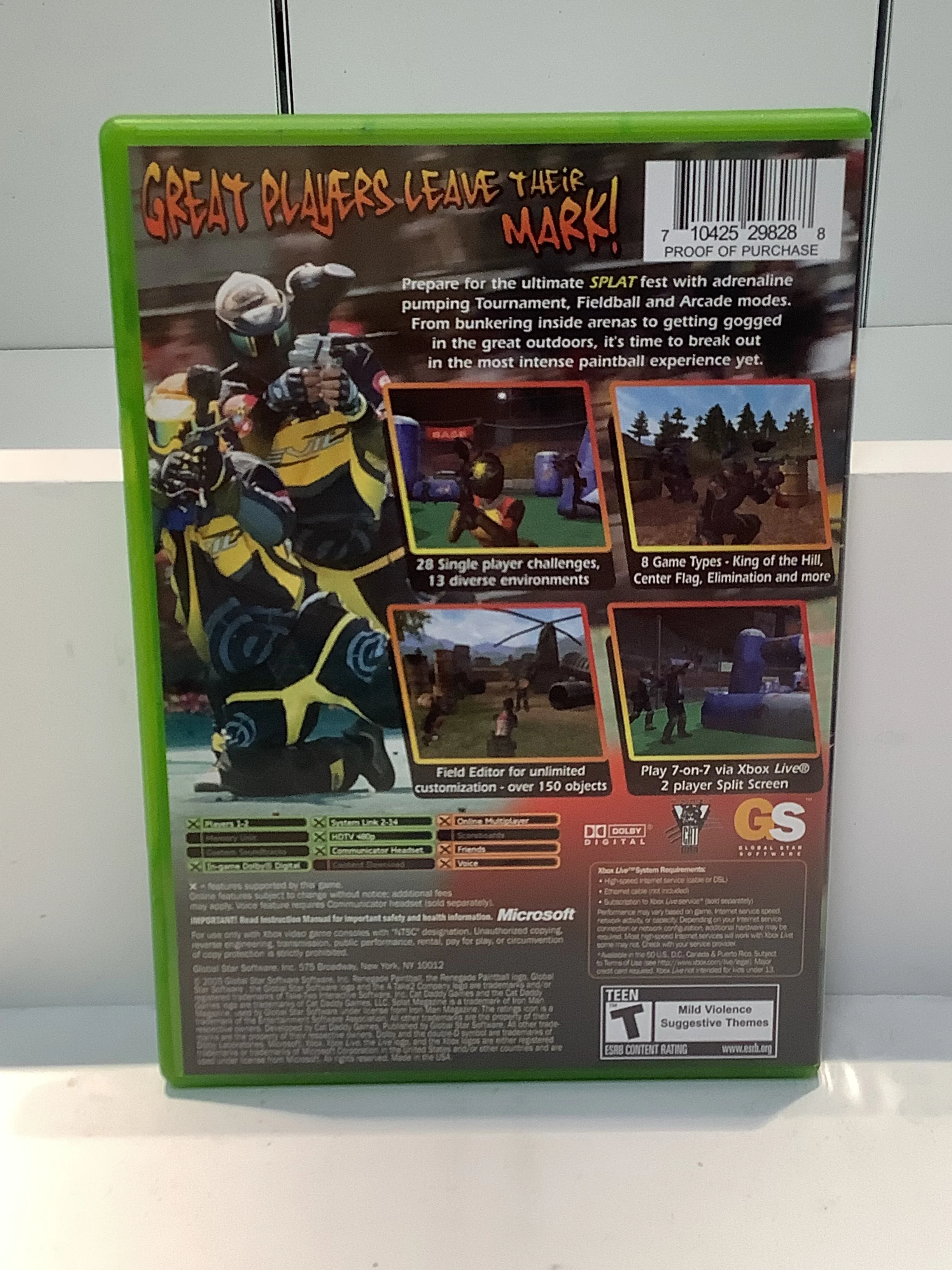 Splat Magazine Renegade Paintball - Xbox - Image 2