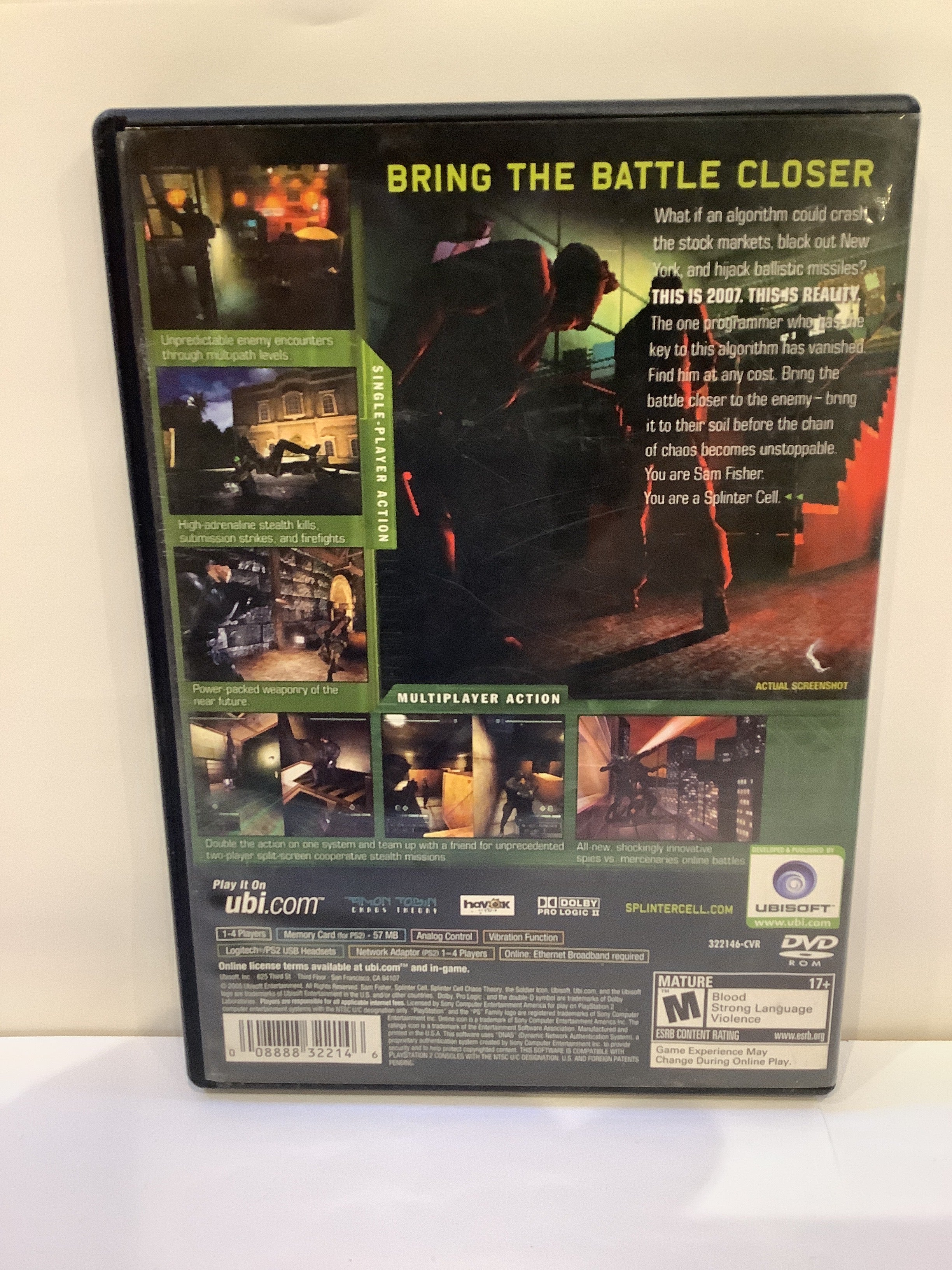 Splinter Cell Chaos Theory - Playstation 2 - Image 2