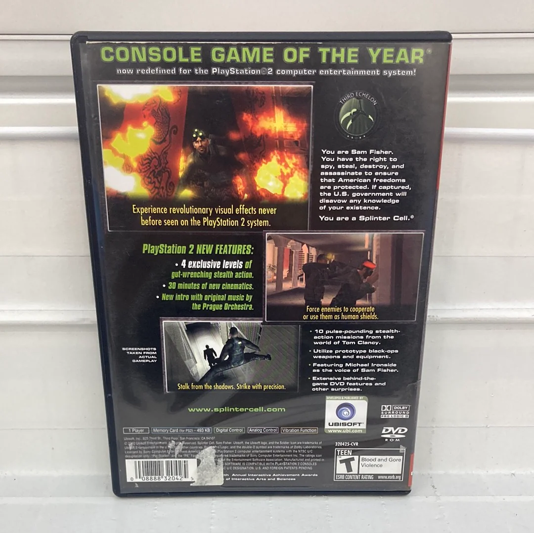 Splinter Cell [Greatest Hits] - Playstation 2 - Image 2