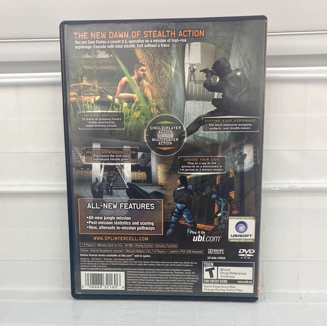 Splinter Cell Pandora Tomorrow [Greatest Hits] - Playstation 2 - Image 2