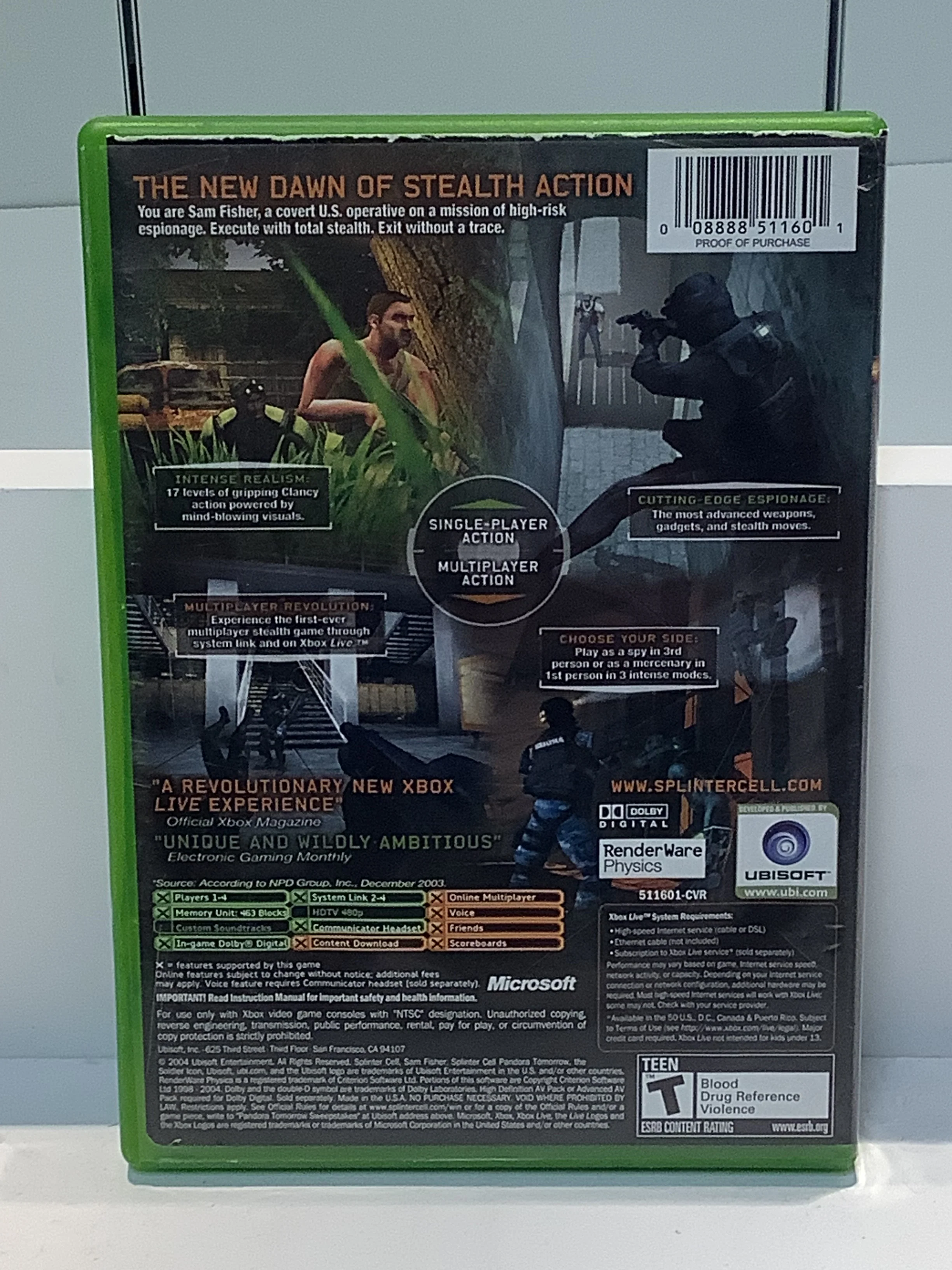Splinter Cell Pandora Tomorrow - Xbox - Image 2