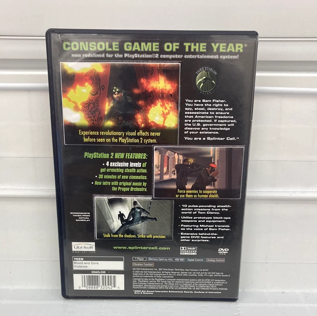 Splinter Cell - Playstation 2 - Image 2