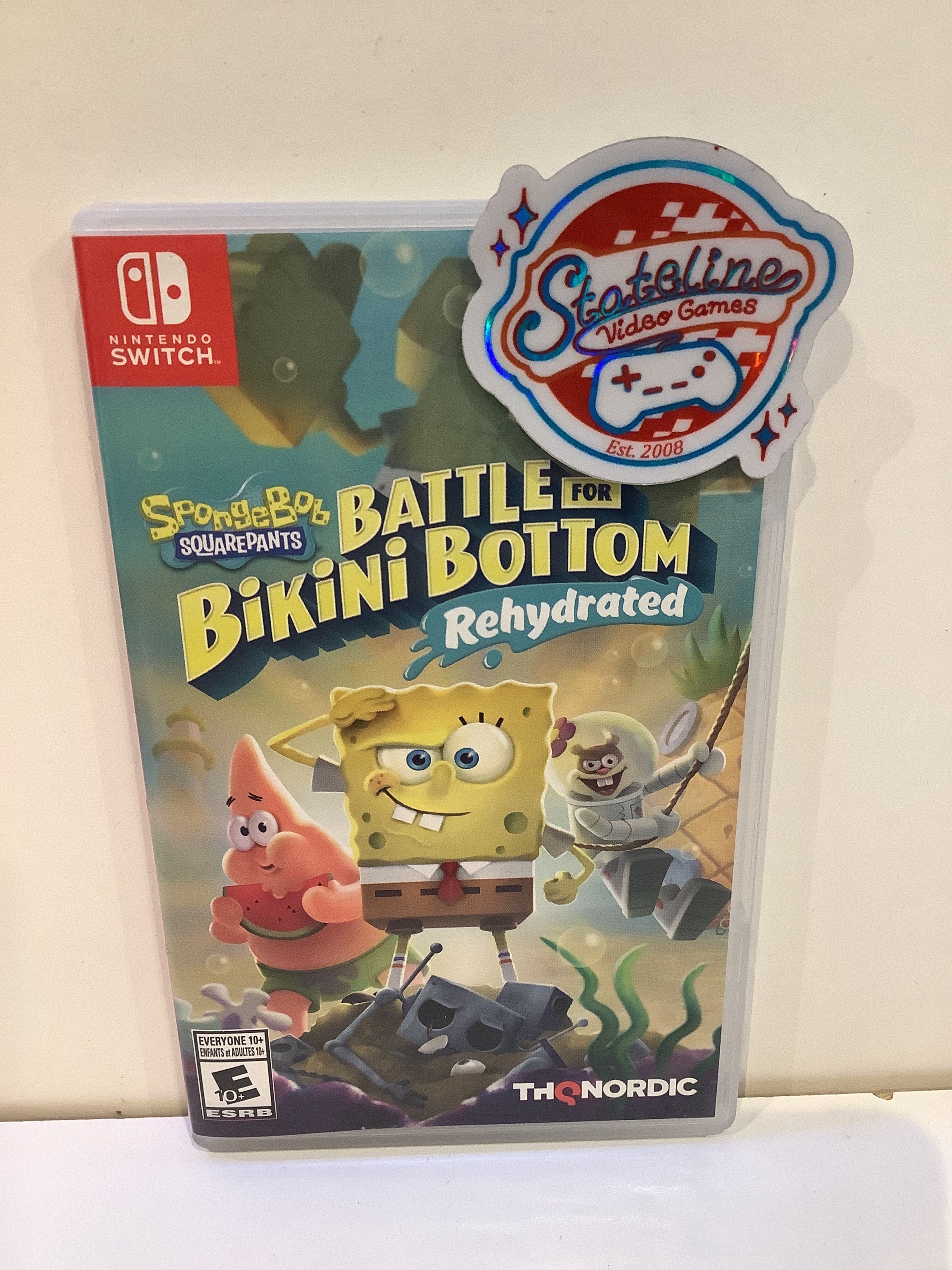 SpongeBob SquarePants Battle for Bikini Bottom Rehydrated - Nintendo Switch