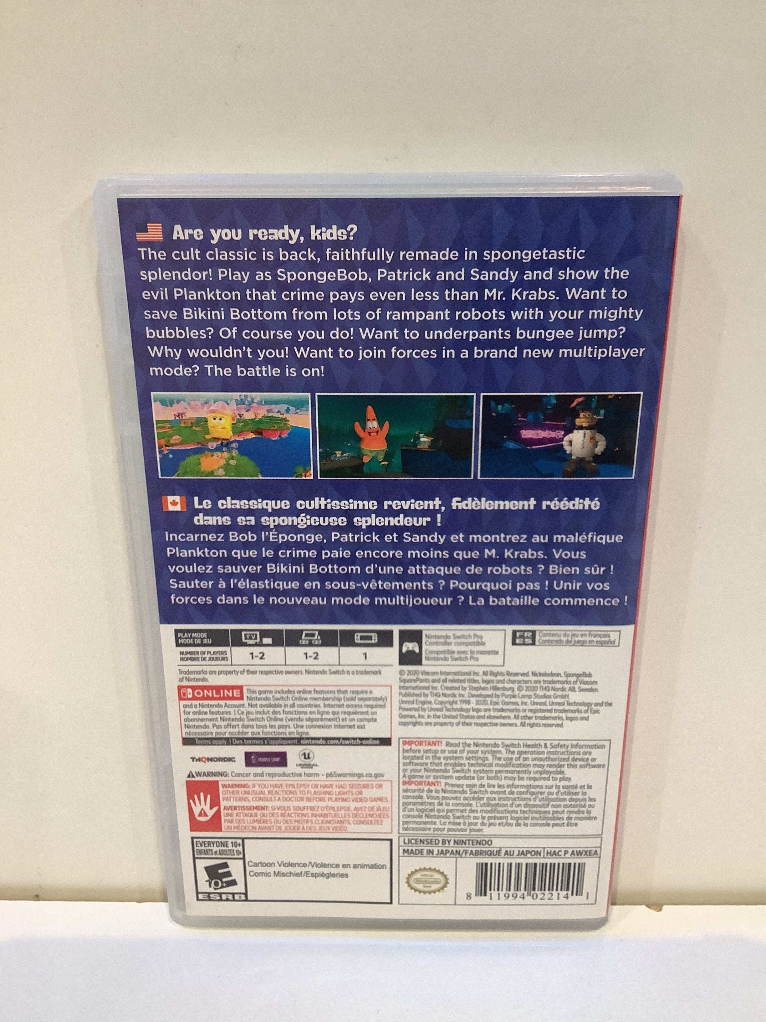 SpongeBob SquarePants Battle for Bikini Bottom Rehydrated - Nintendo Switch - Image 2