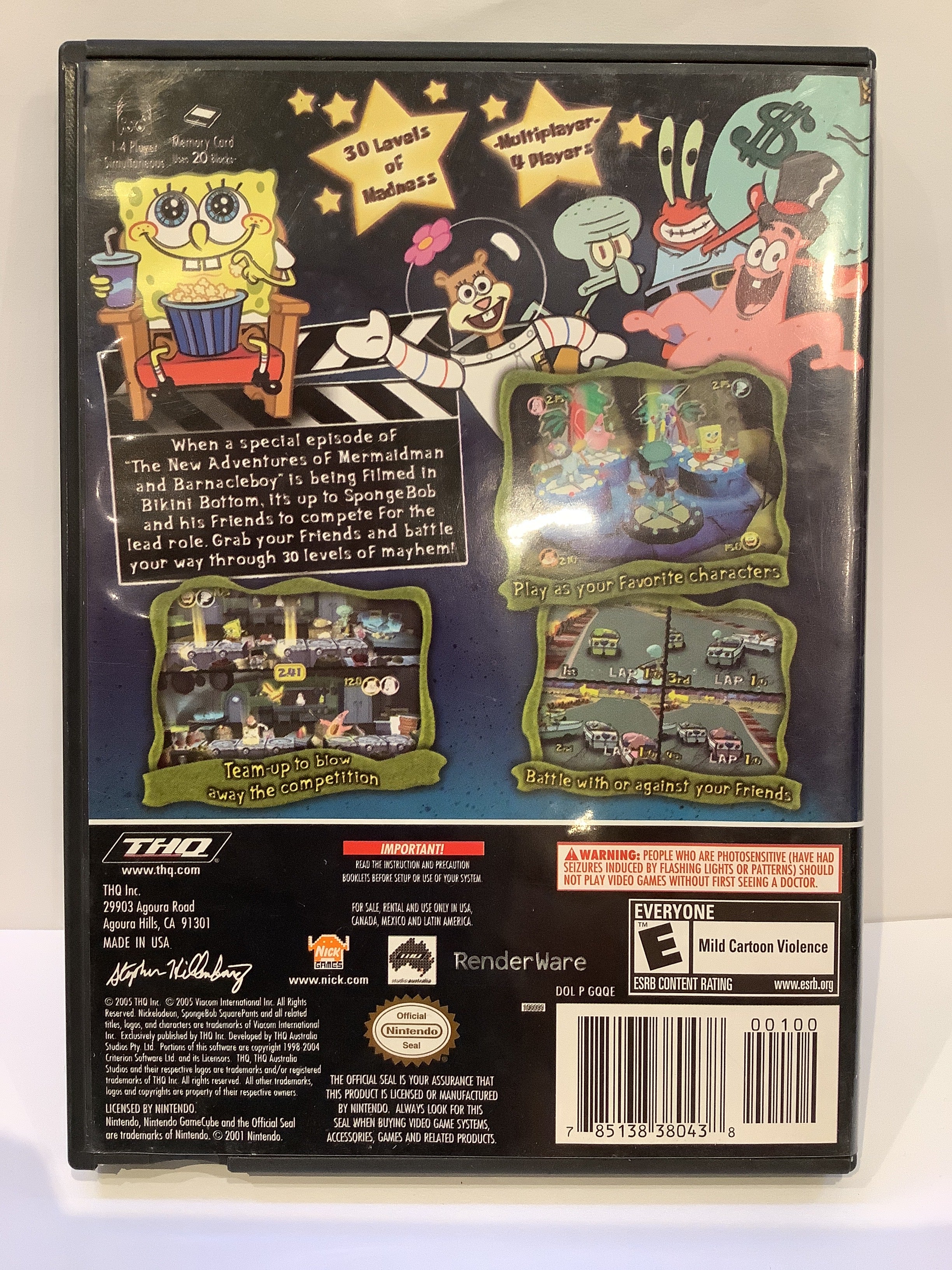 SpongeBob SquarePants Lights Camera Pants - Gamecube - Image 2