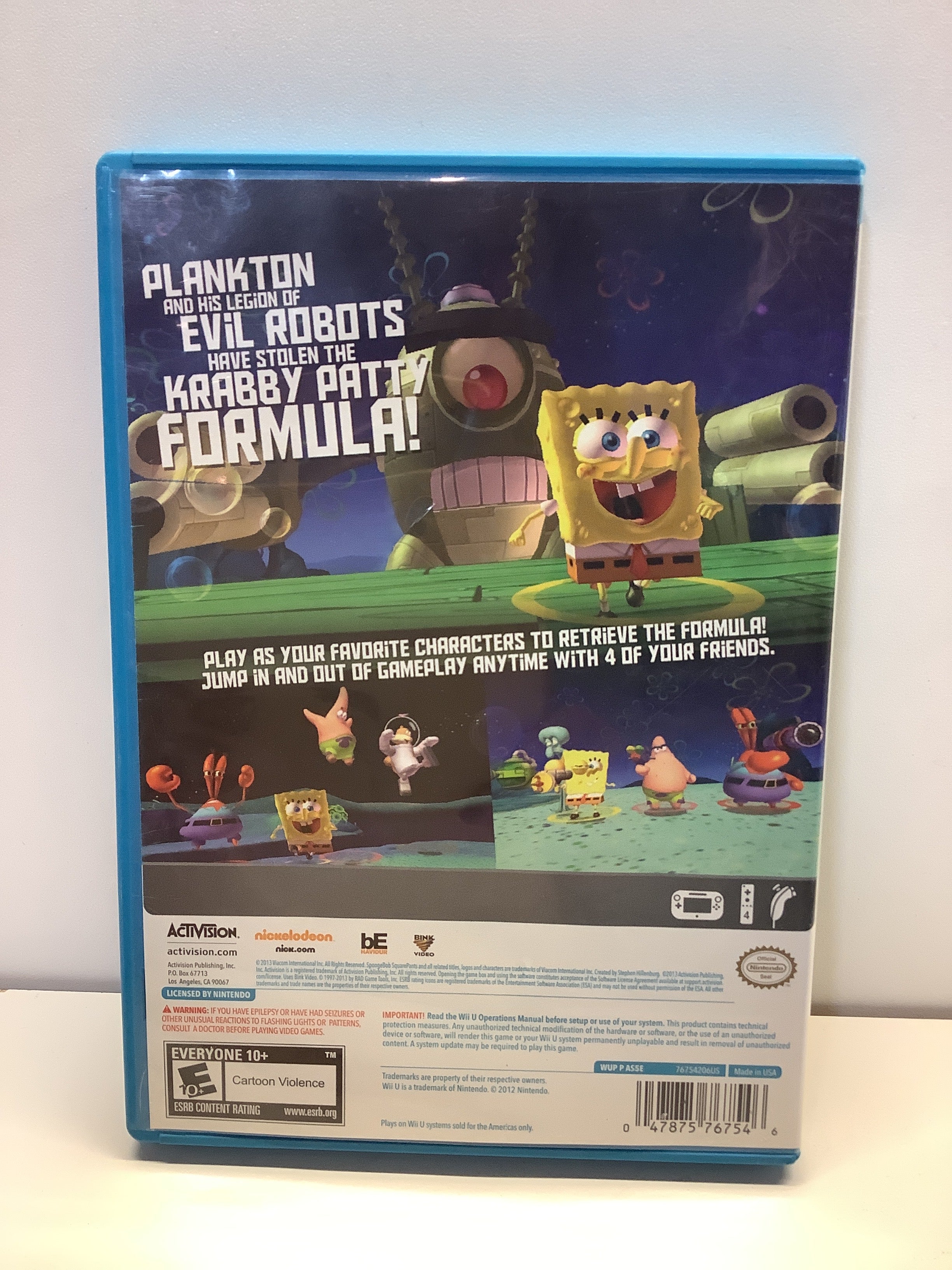 SpongeBob SquarePants: Plankton's Robotic Revenge - Wii U - Image 2