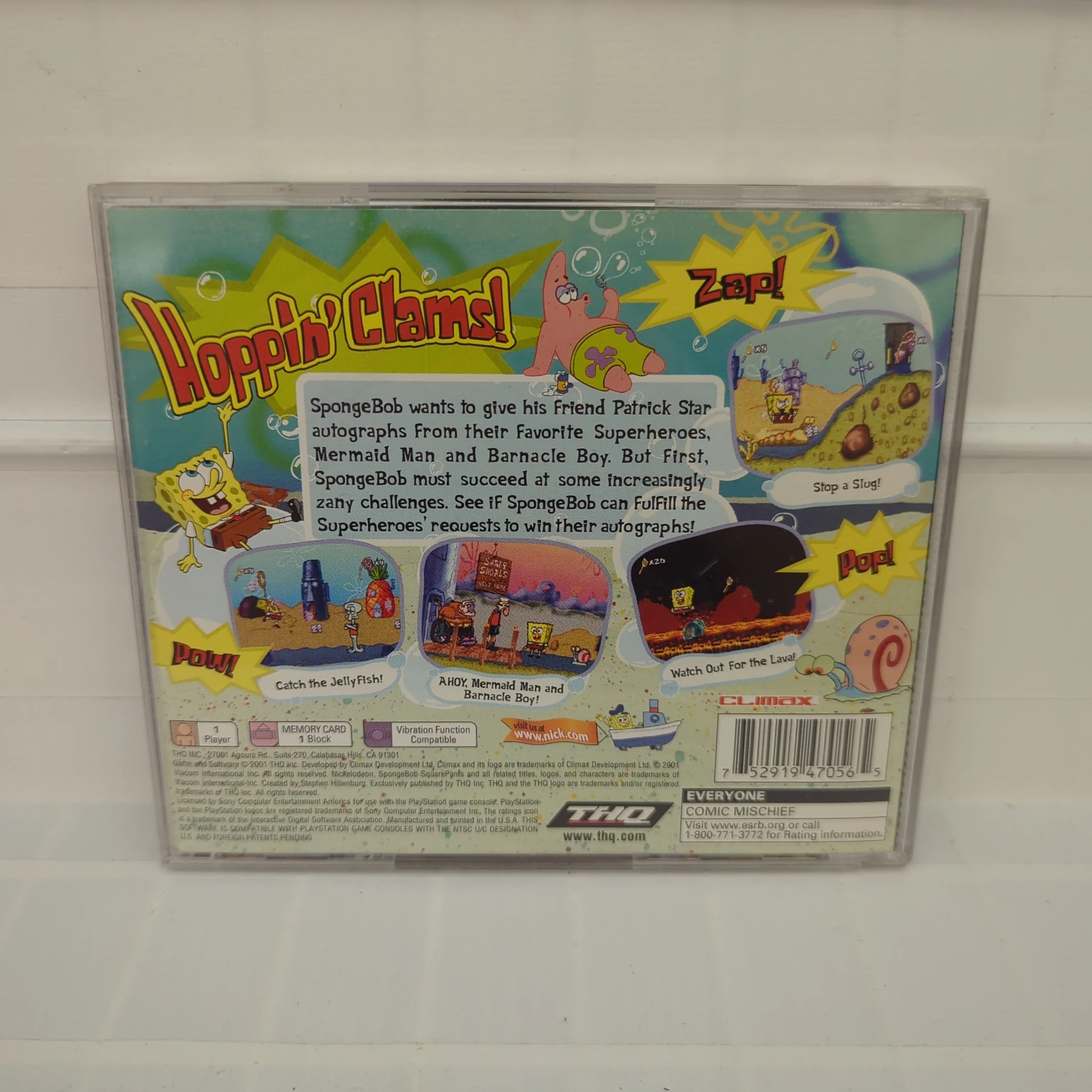 SpongeBob SquarePants Super Sponge - Playstation - Image 2