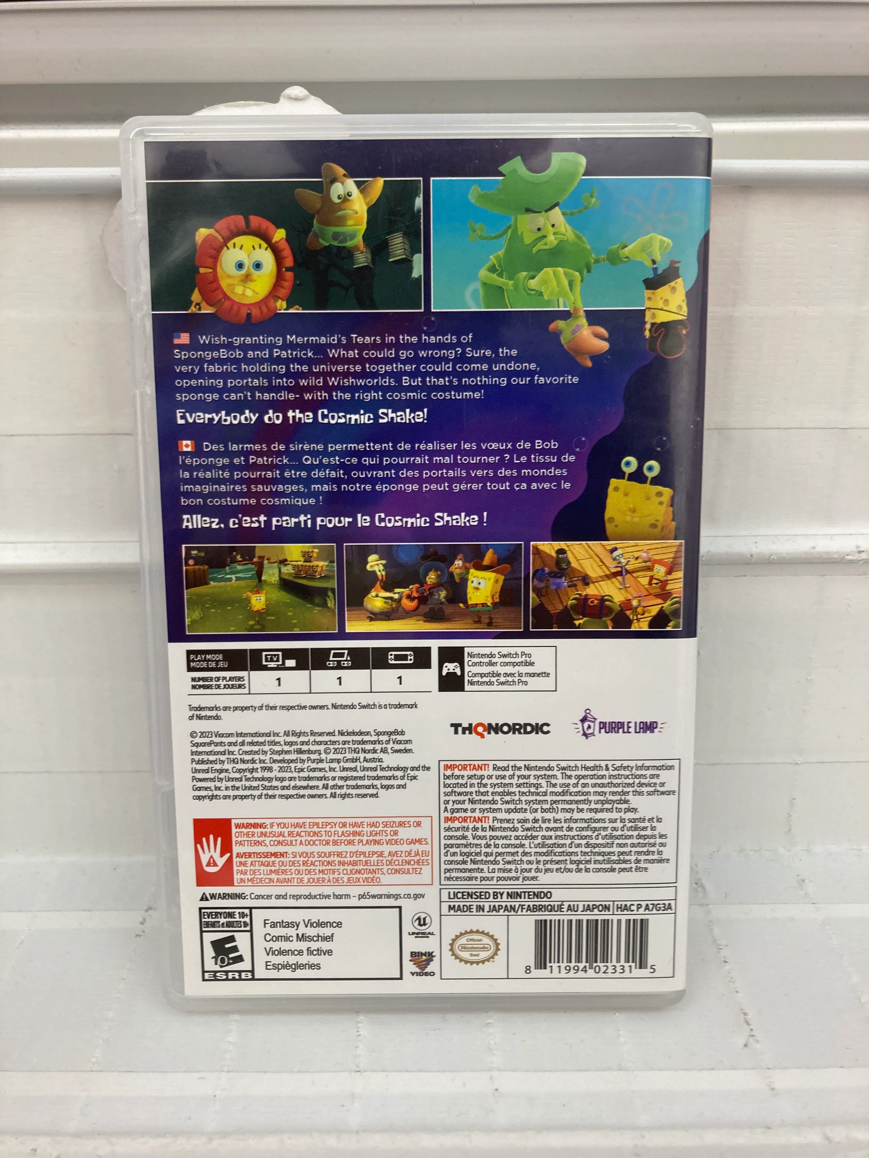 Spongebob Squarepants: The Cosmic Shake - Nintendo Switch - Image 2