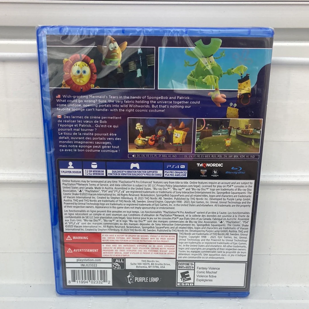 Spongebob Squarepants: The Cosmic Shake - Playstation 4 - Image 2