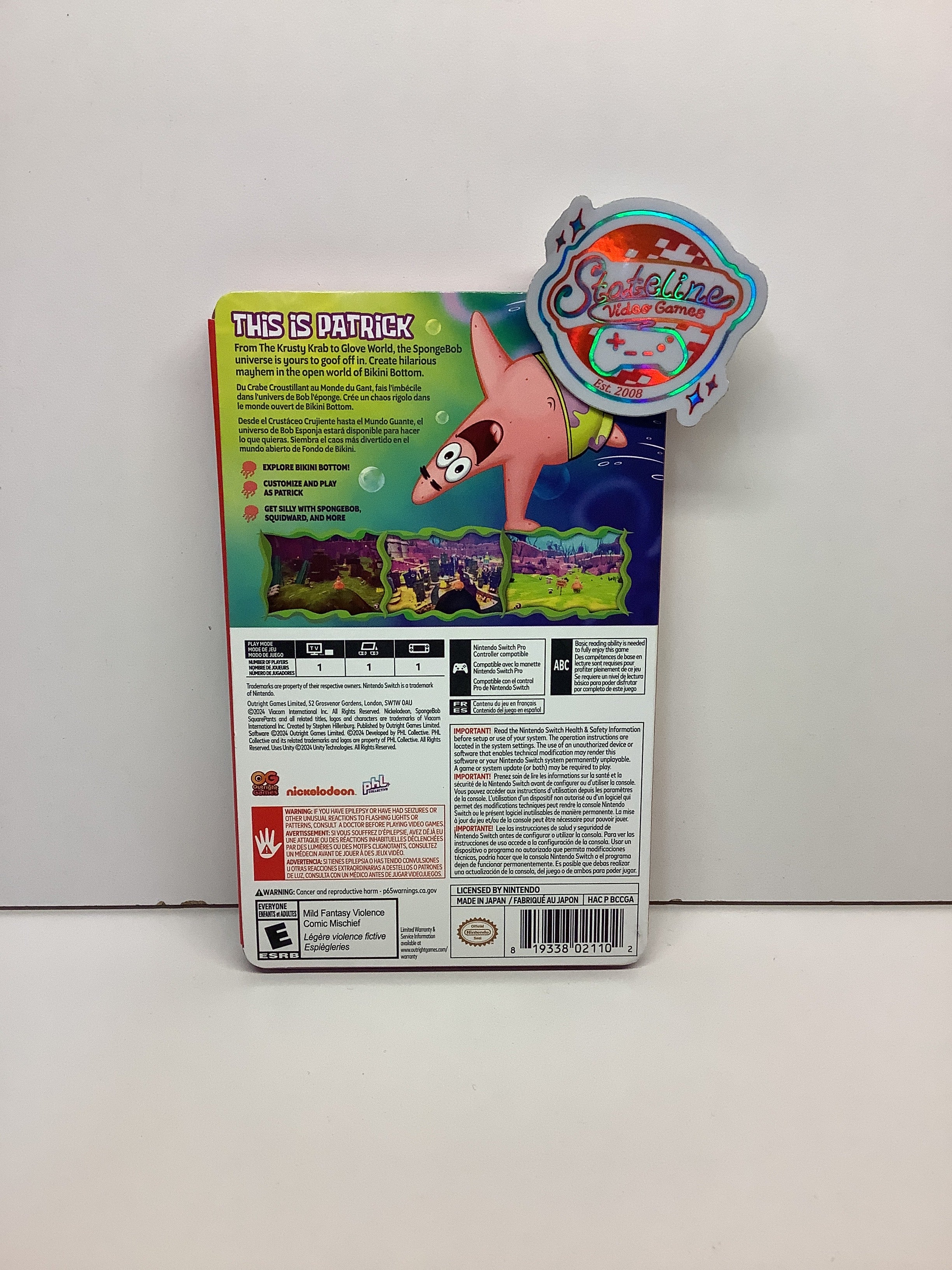 Spongebob SquarePants: The Patrick Star Game - Nintendo Switch - Image 4