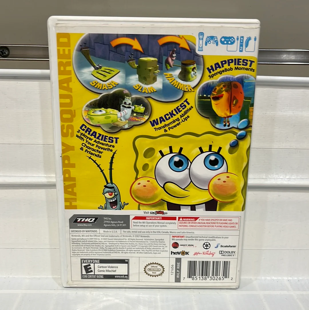 SpongeBob's Truth or Square - Wii - Image 2