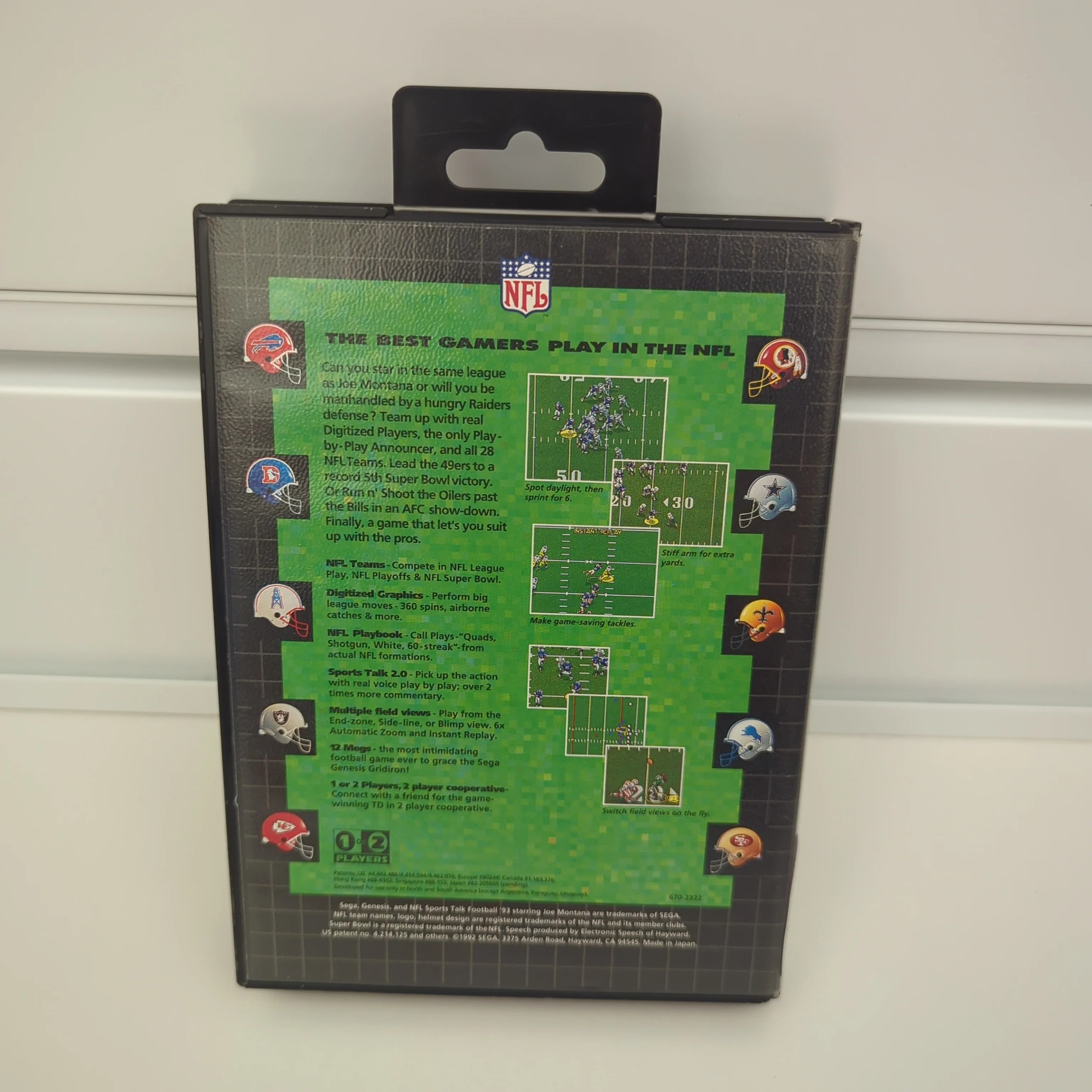 Sports Talk Football '93 Starring Joe Montana - Sega Genesis - Image 2