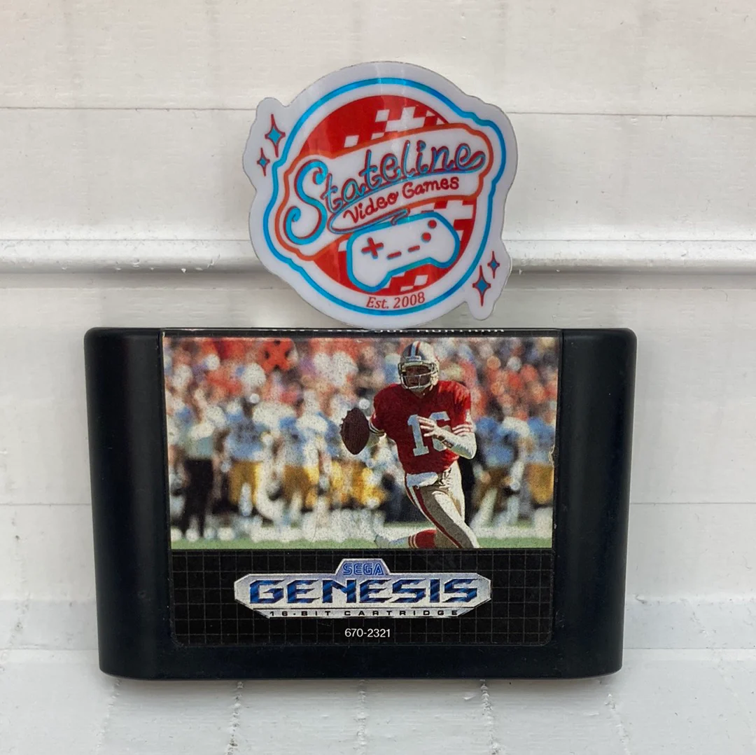 Sports Talk Football '93 Starring Joe Montana - Sega Genesis - Image 3