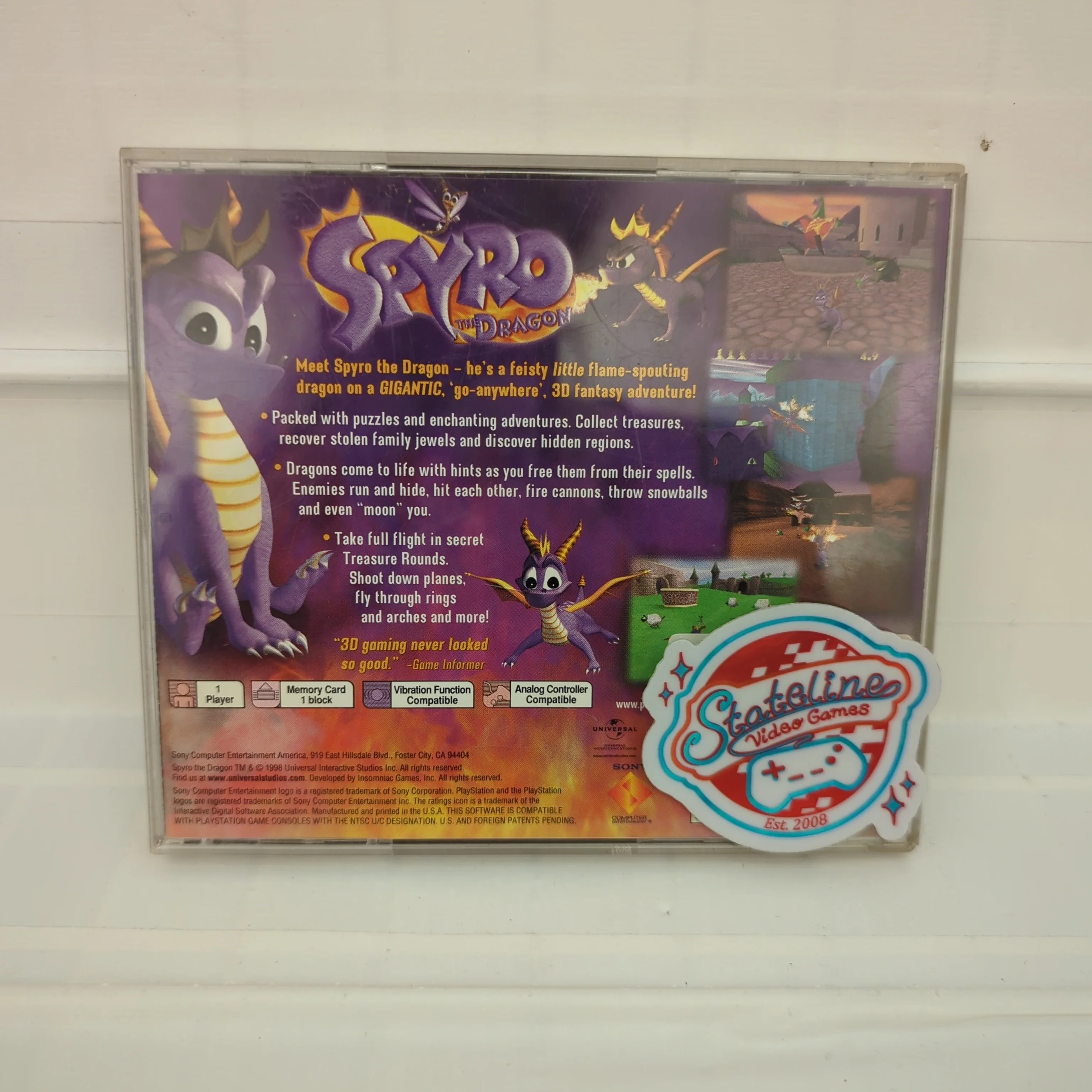 Spyro the Dragon - Playstation - Image 2