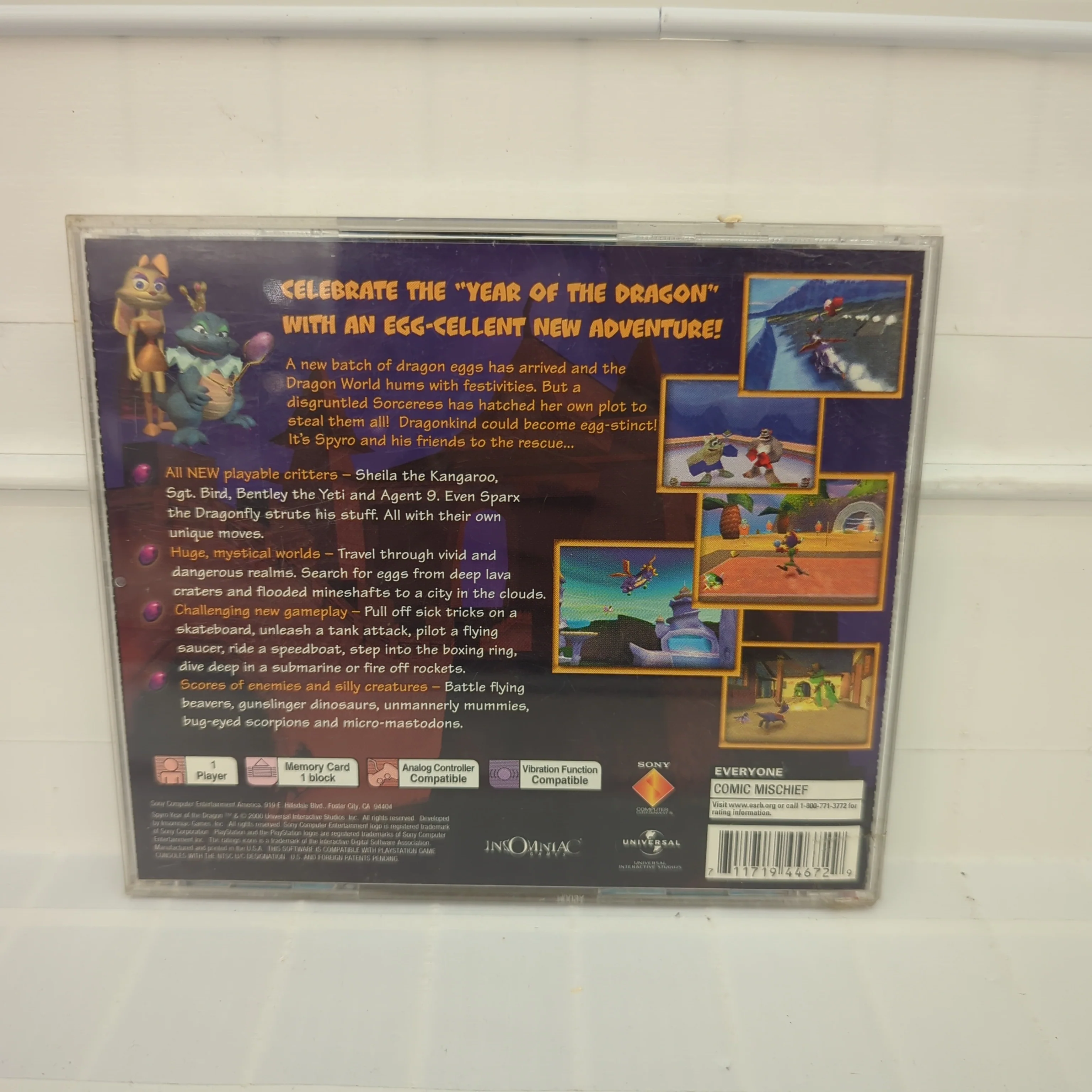 Spyro Year of the Dragon - Playstation - Image 2