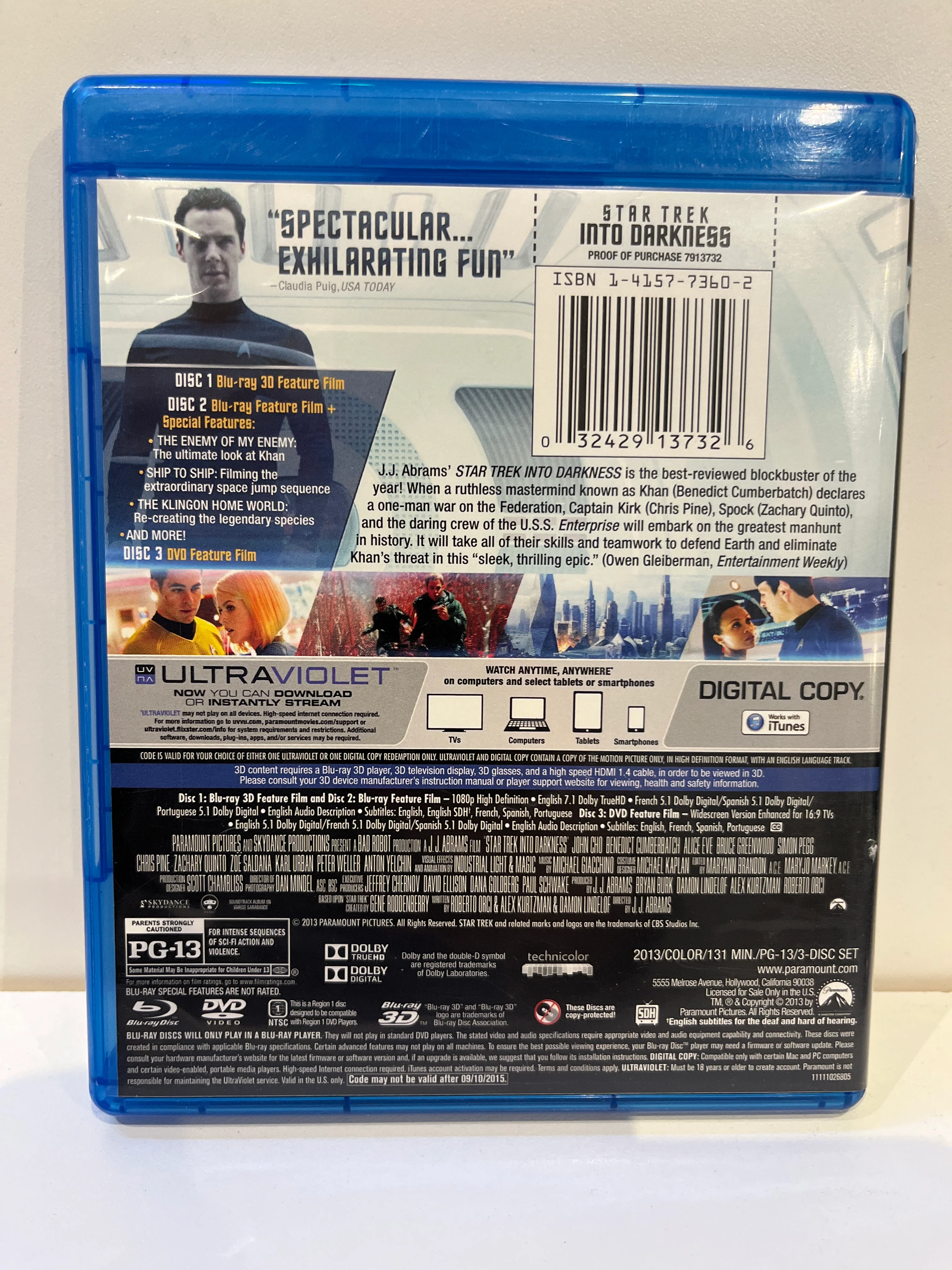 Star Trek Into Darkness 3D - Blu-Ray - Image 2