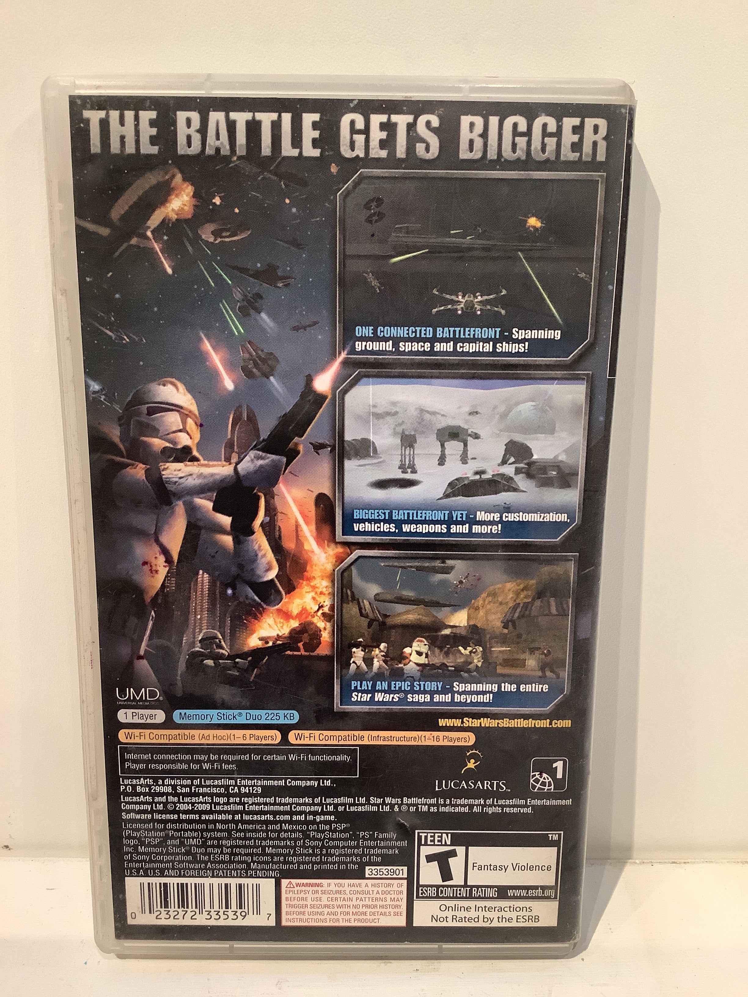 Star Wars Battlefront: Elite Squadron - PSP - Image 2