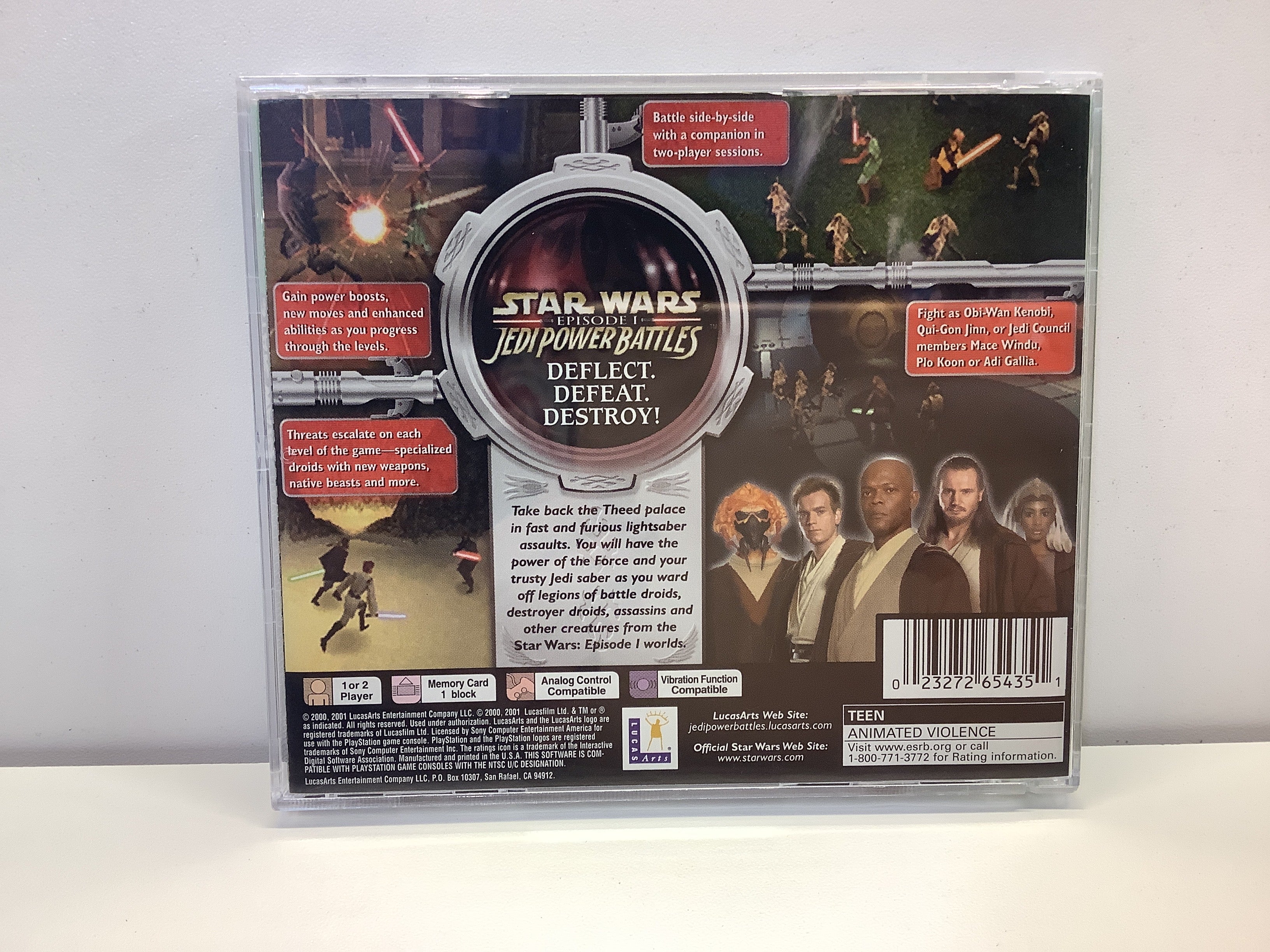 Star Wars Episode I Jedi Power Battles [Greatest Hits] - Playstation - Image 2