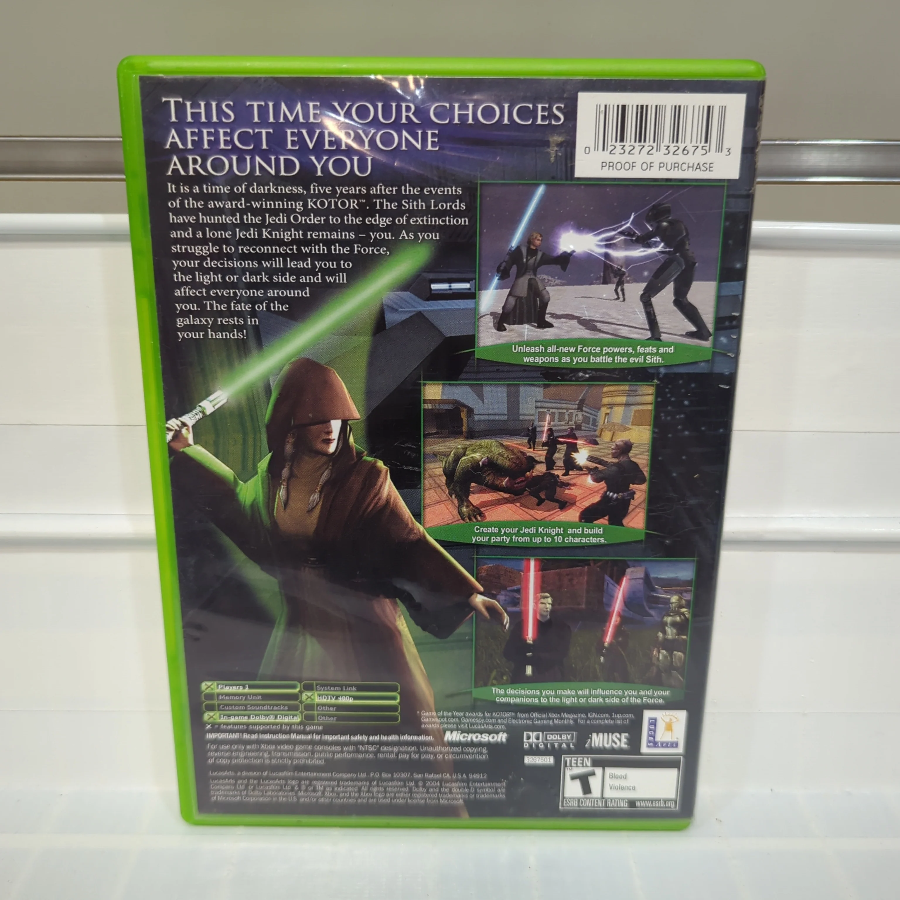 Star Wars Knights of the Old Republic II - Xbox - Image 2