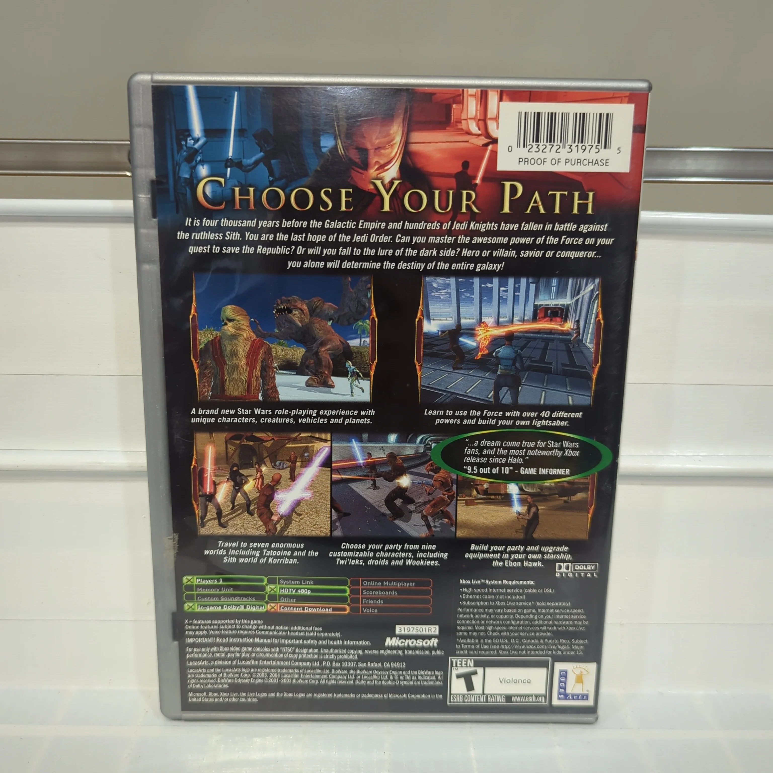 Star Wars Knights of the Old Republic [Platinum Hits] - Xbox - Image 2