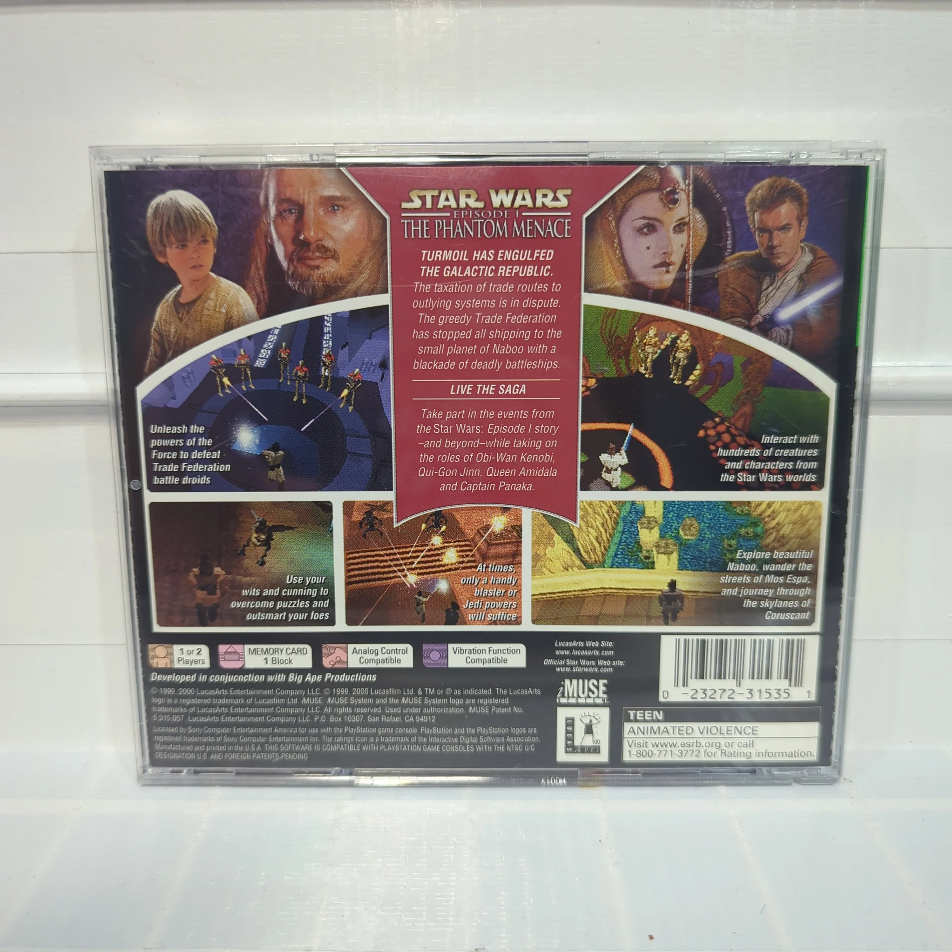 Star Wars Phantom Menace [Greatest Hits] - Playstation - Image 2