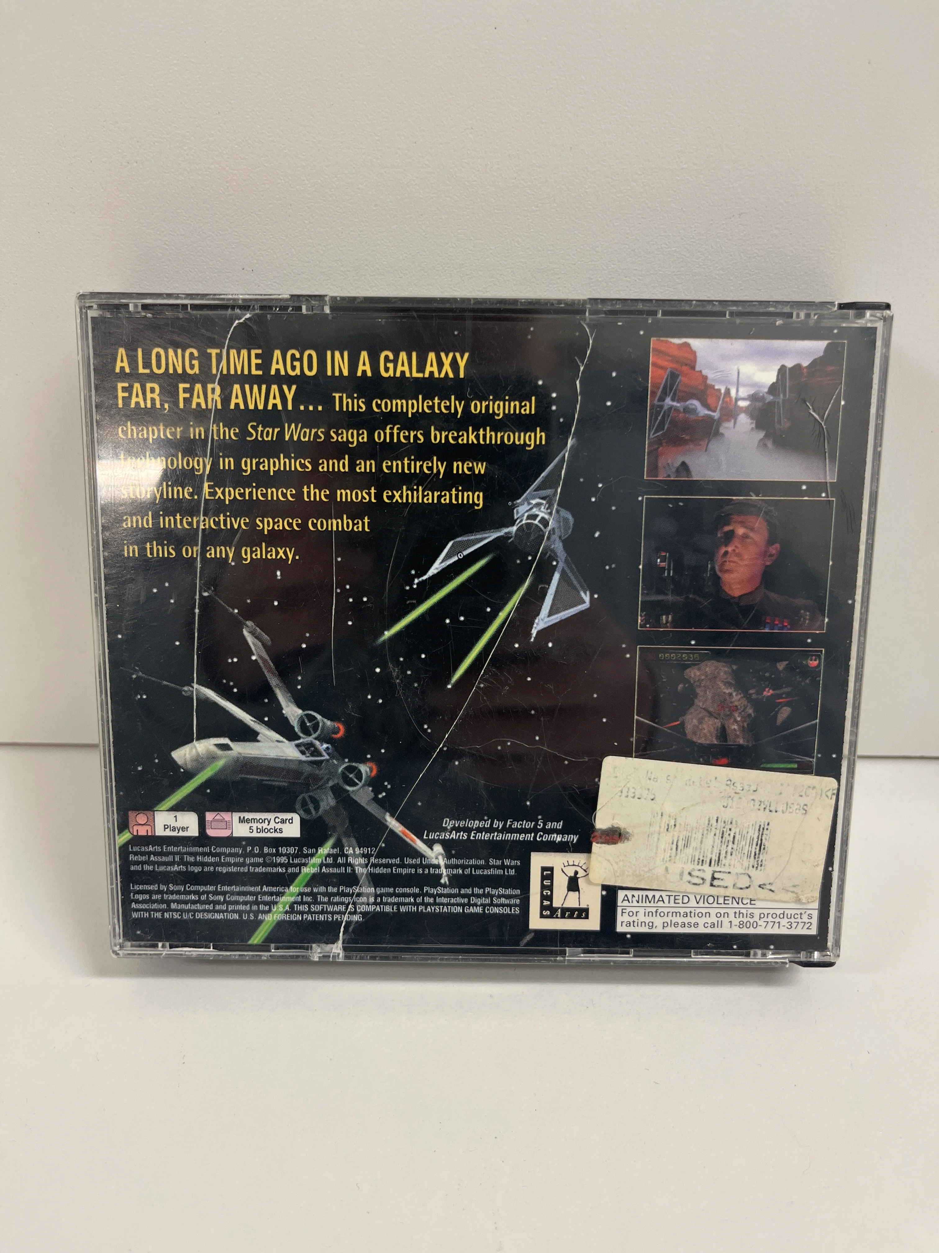 Star Wars Rebel Assault 2 - Playstation - Image 2