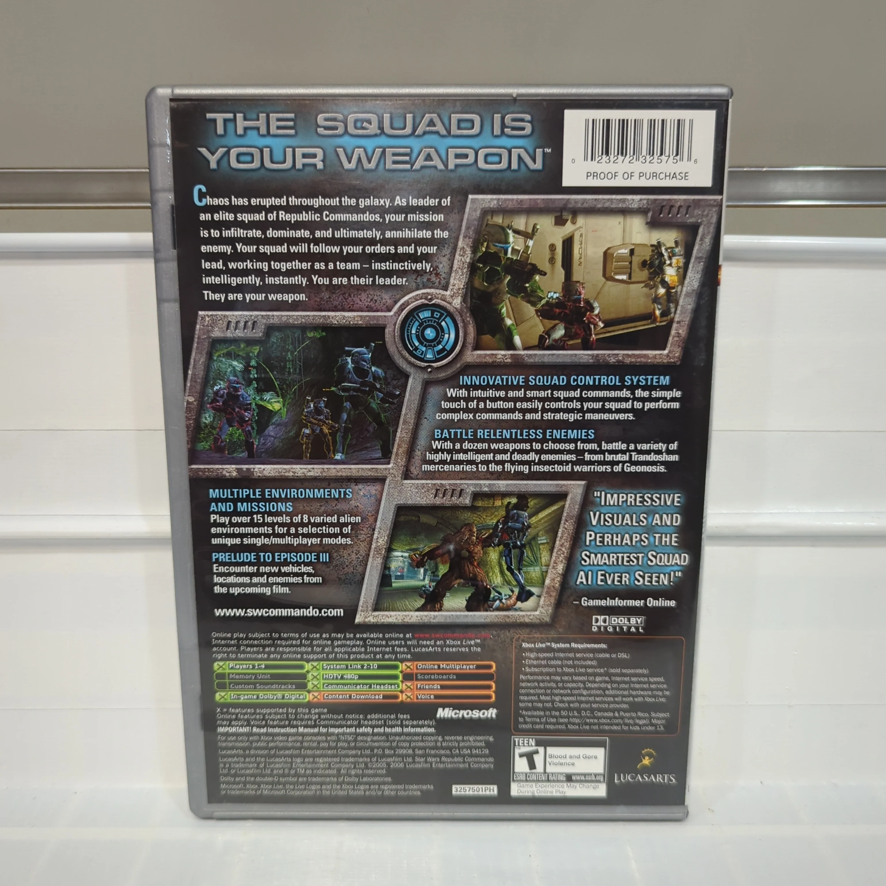 Star Wars Republic Commando - Xbox - Image 4