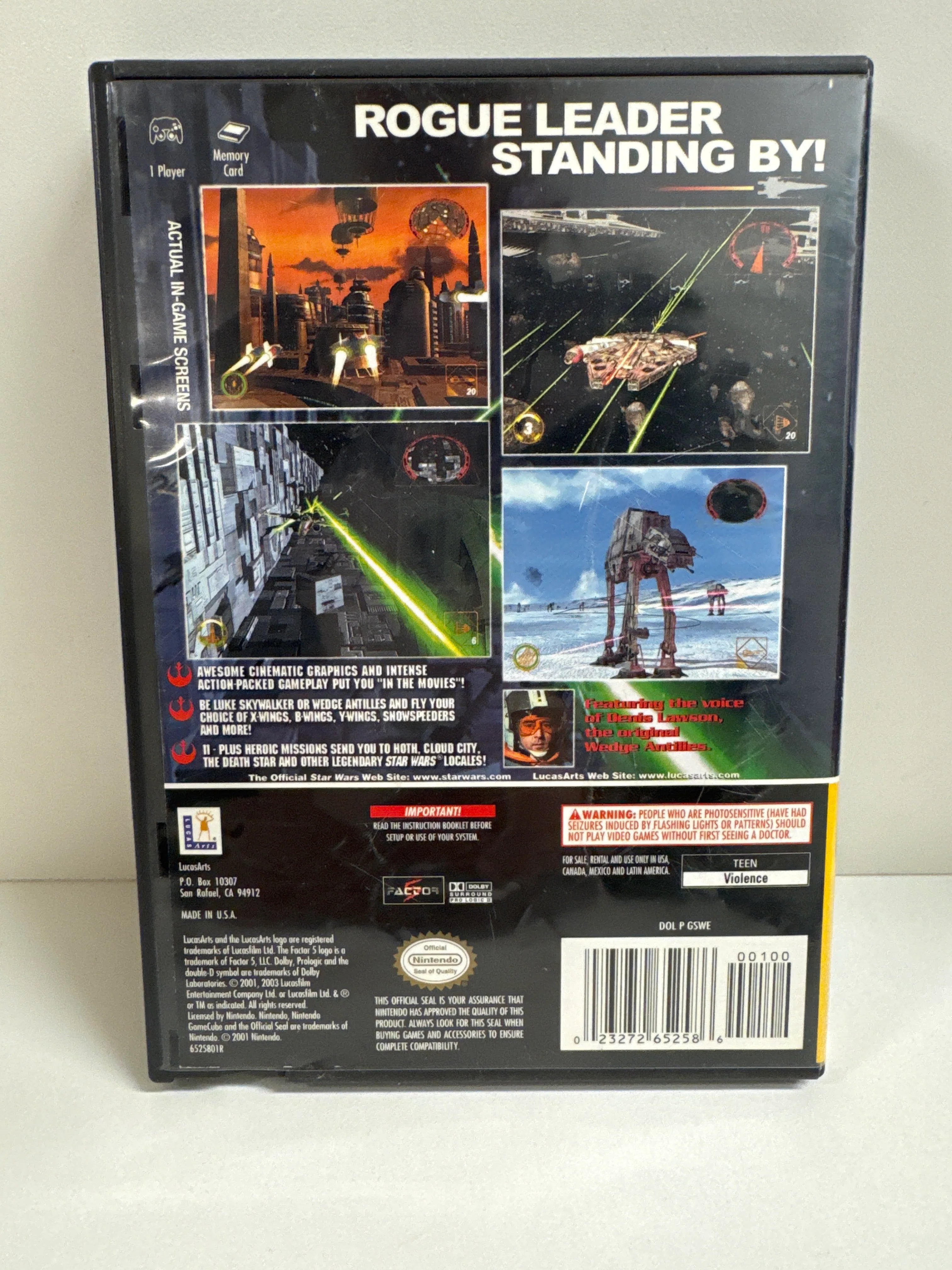 Star Wars Rogue Leader [Player's Choice] - Gamecube - Image 2