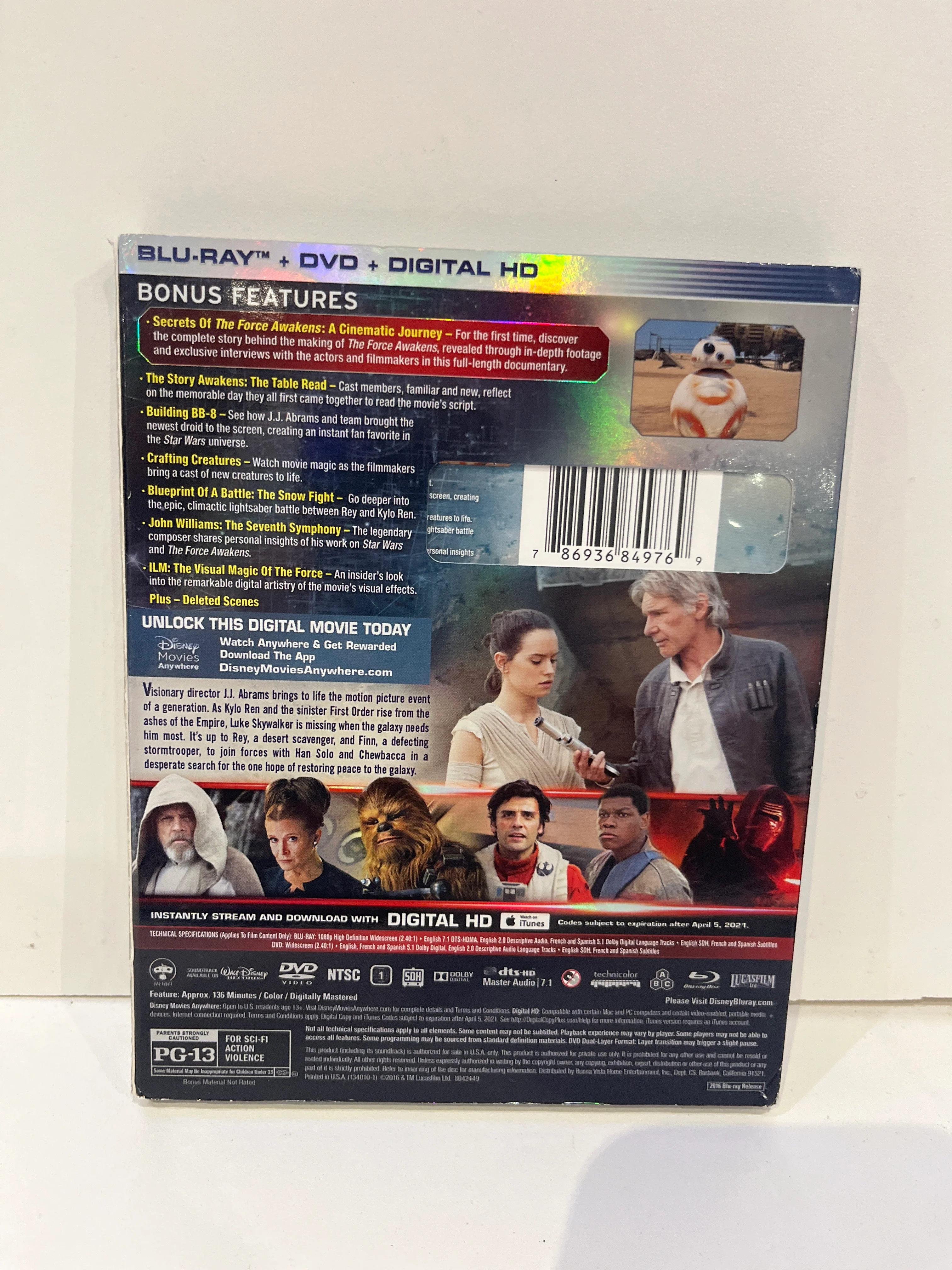 Star Wars The Force Awakens - Blu-Ray - Image 2