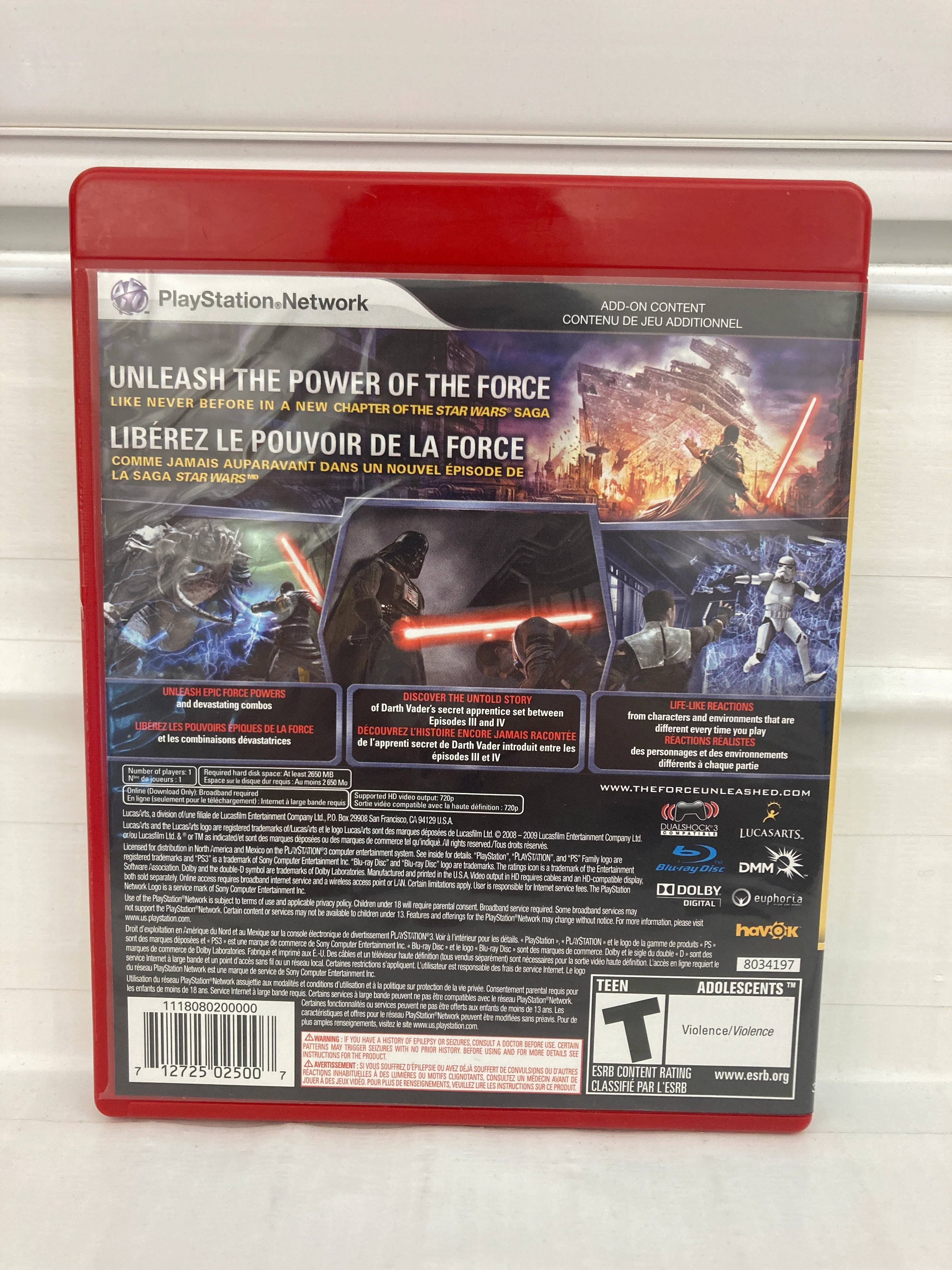 Star Wars The Force Unleashed [Greatest Hits] - Playstation 3 - Image 2