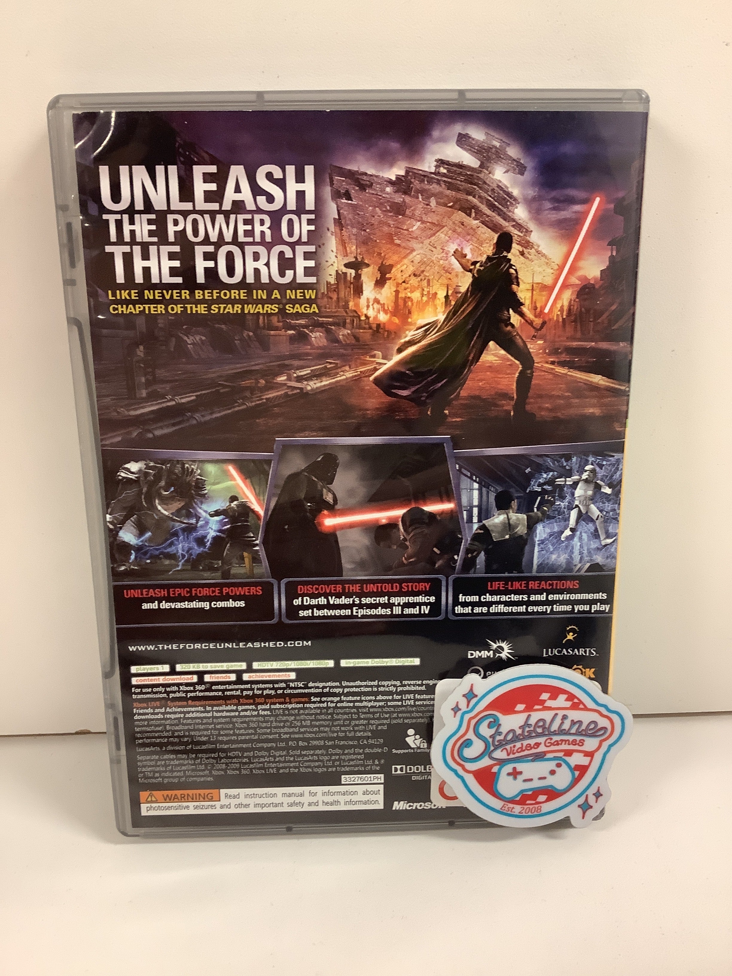 Star Wars The Force Unleashed [Platinum Hits] - Xbox 360 - Image 2