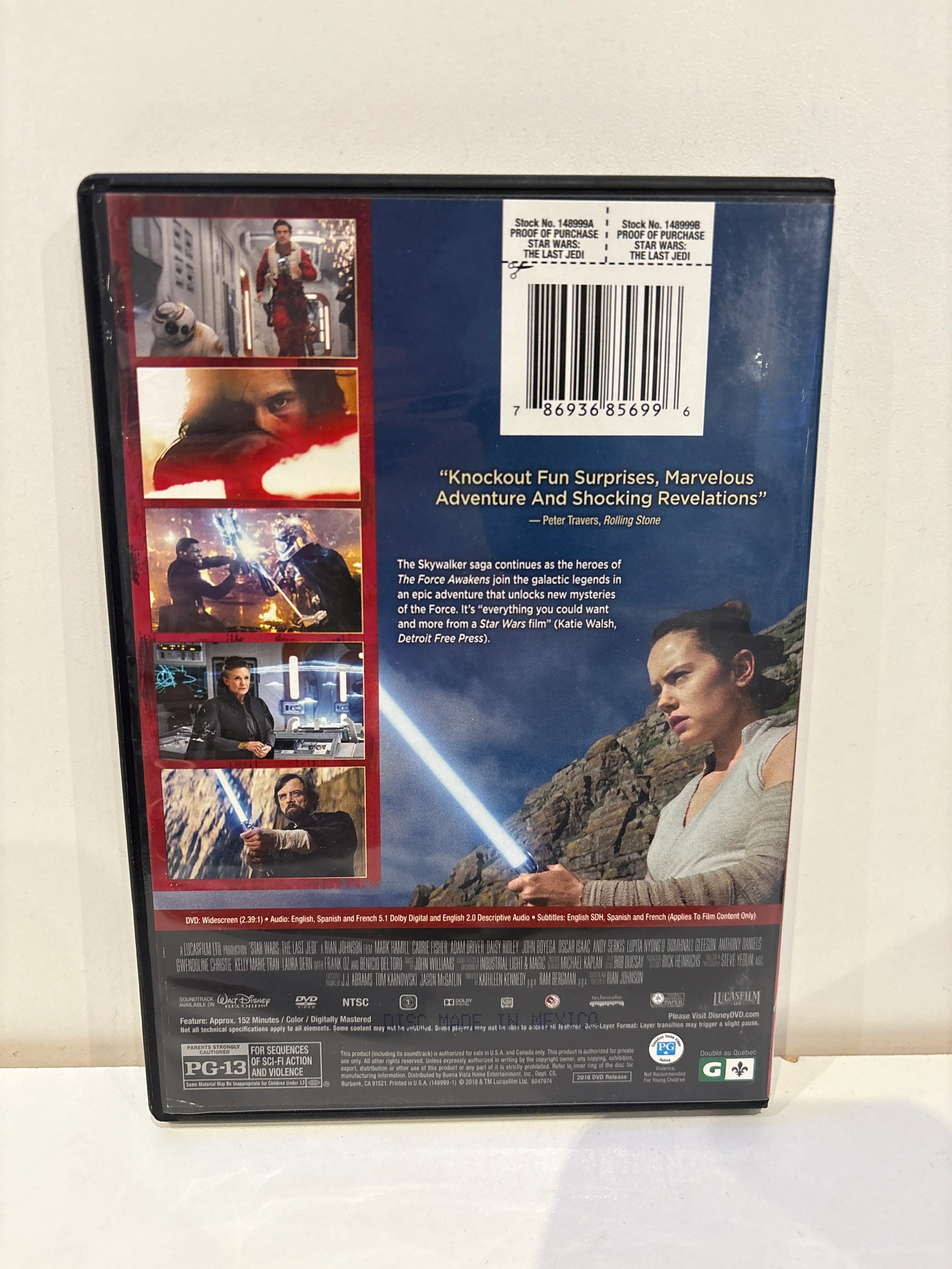 Star Wars: The Last Jedi - DVD - Image 2