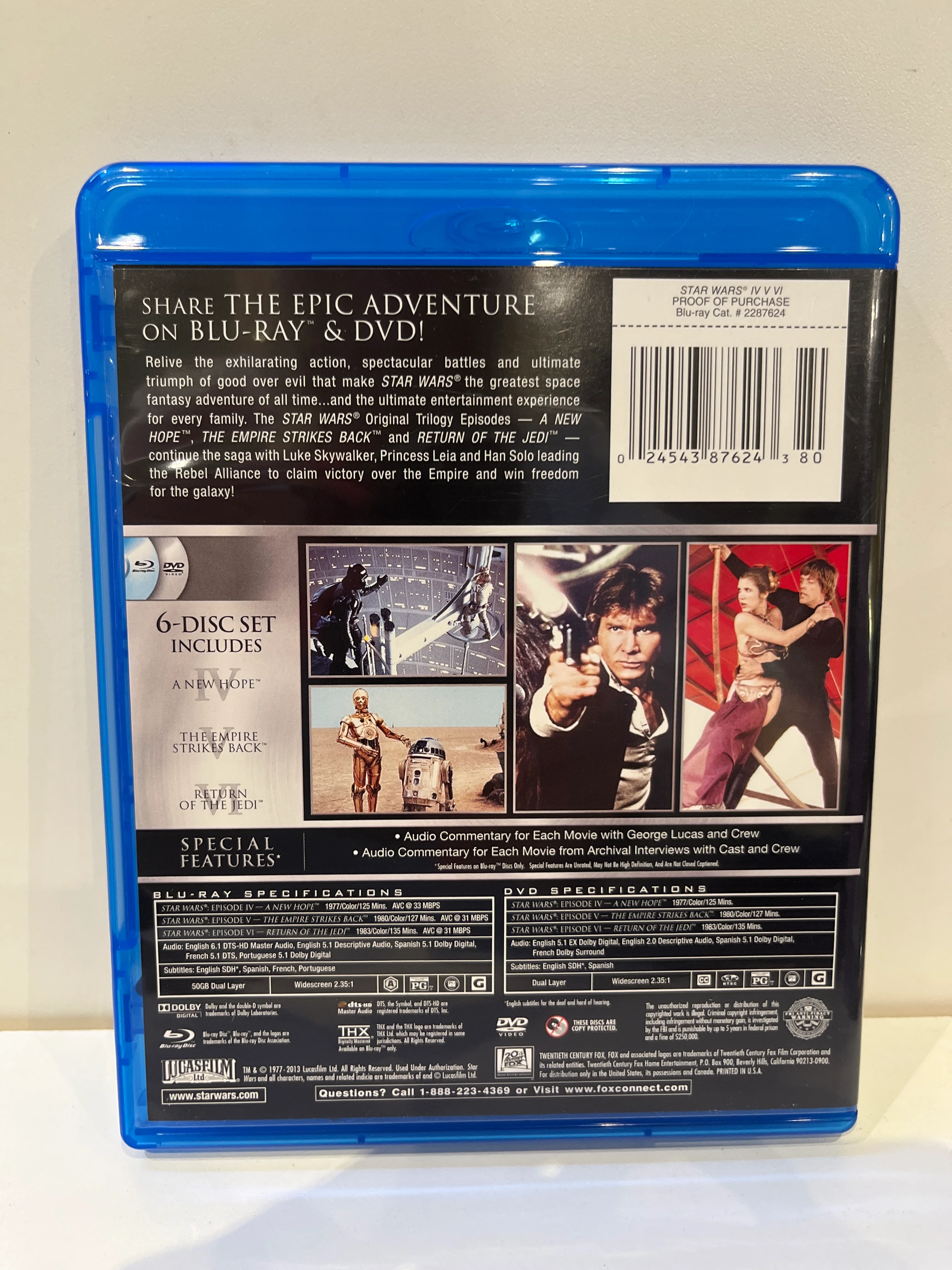 Star Wars Trilogy - Episodes IV, V & VI - Image 2