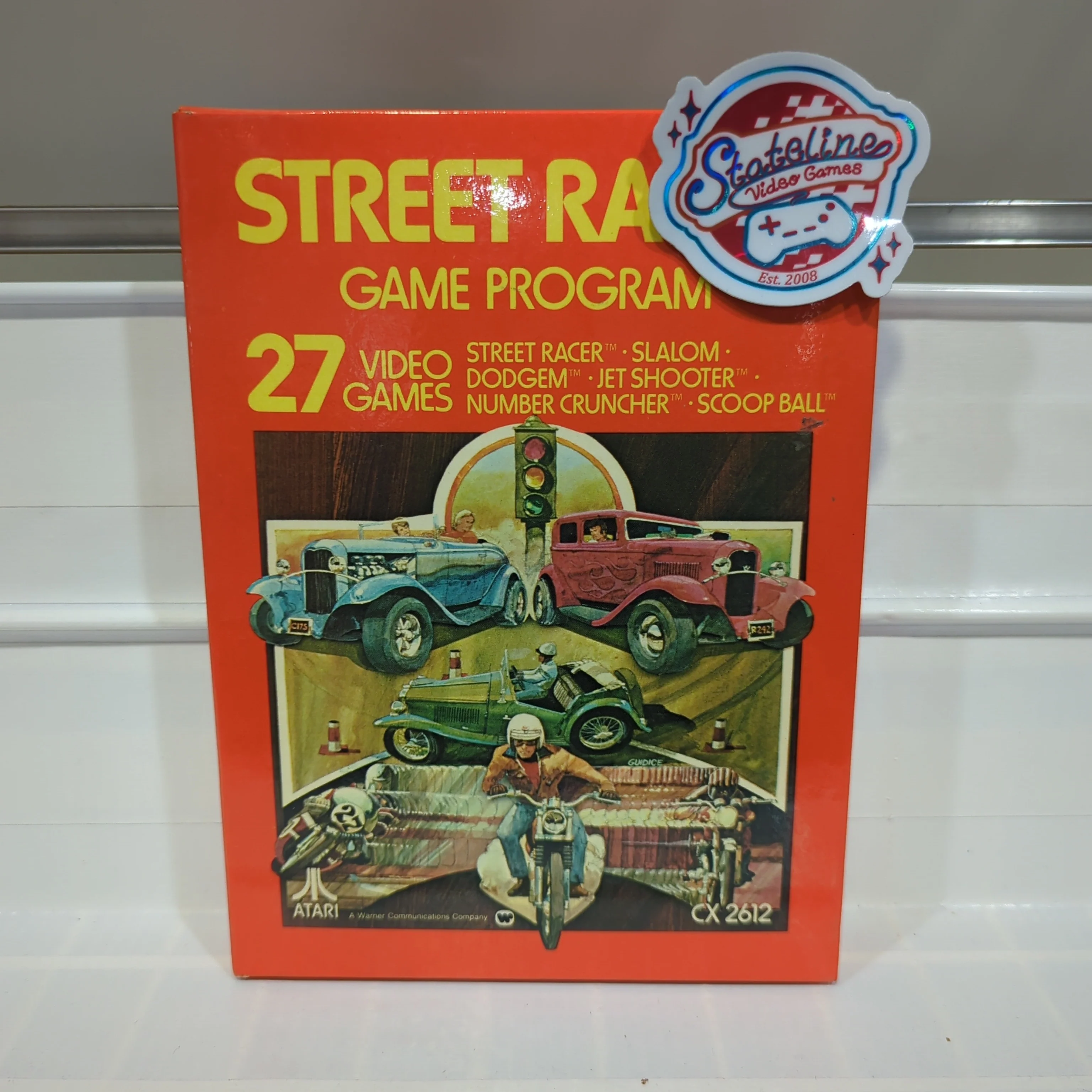 Street Racer [Text Label] - Atari 2600 - Image 2