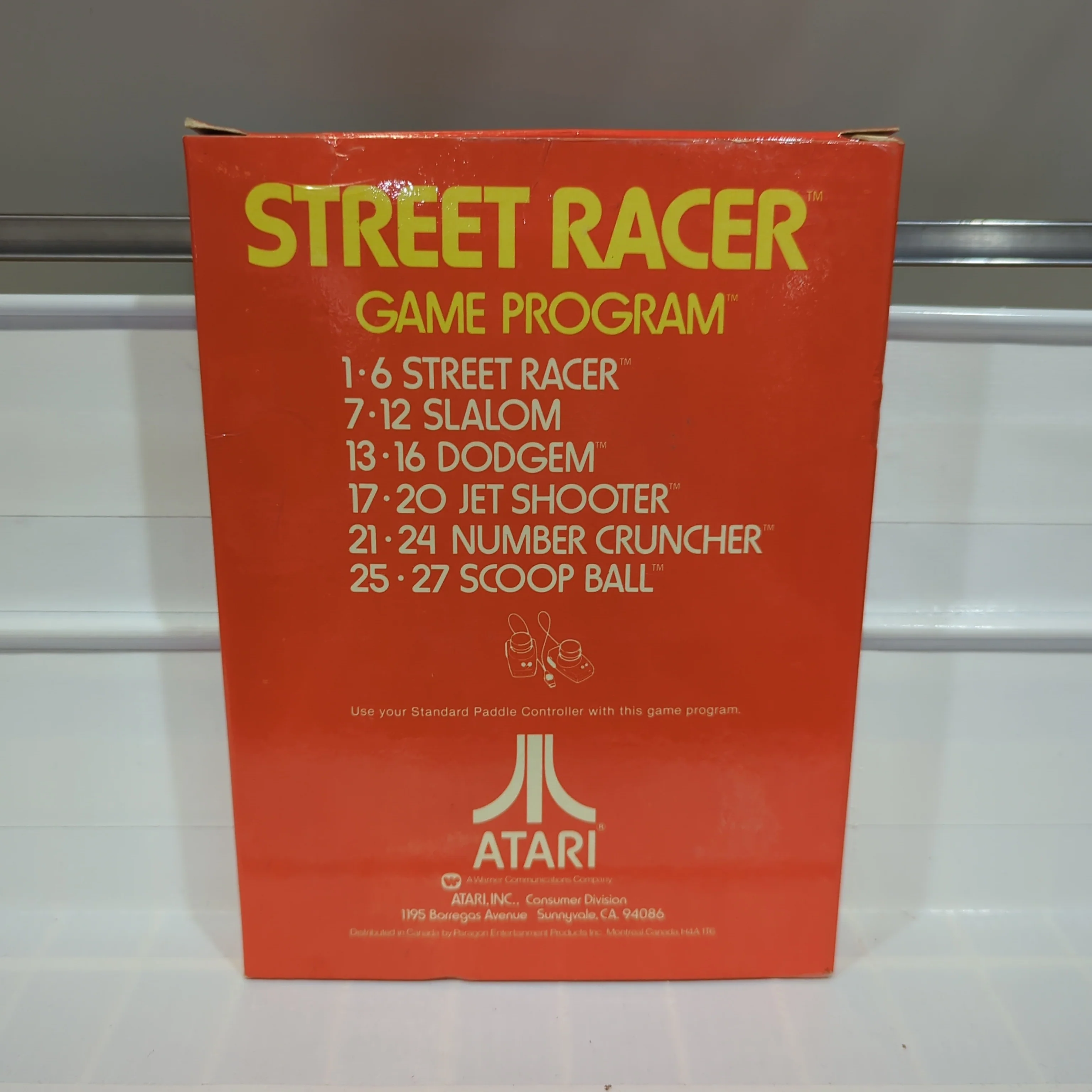 Street Racer [Text Label] - Atari 2600 - Image 3