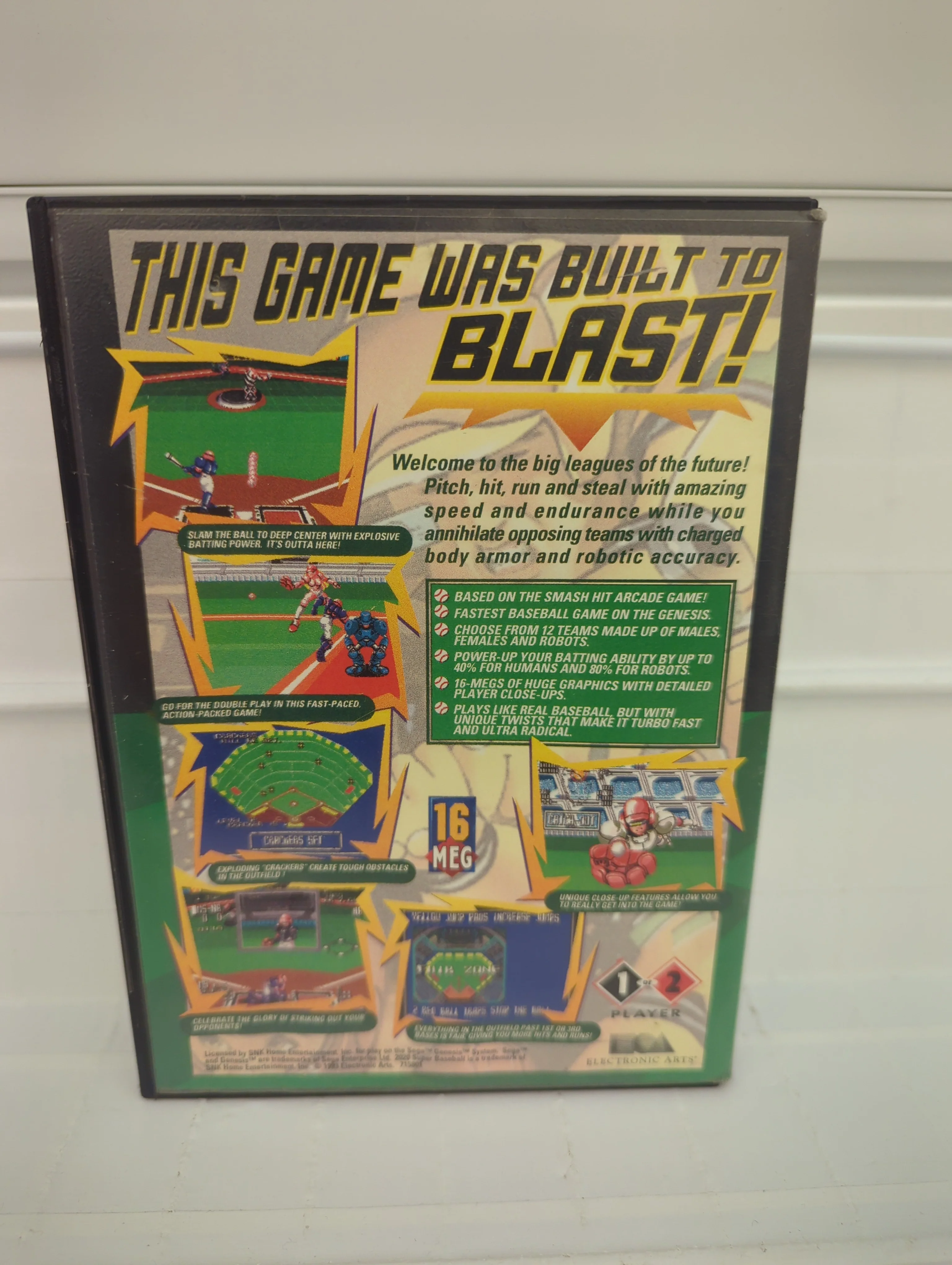 Super Baseball 2020 - Sega Genesis - Image 2
