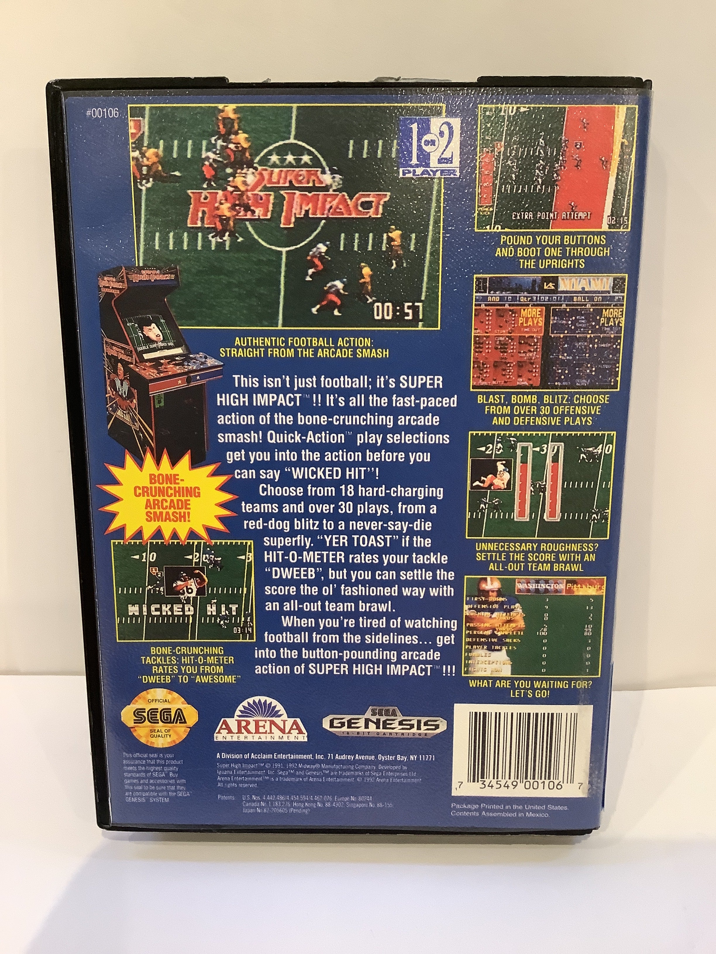 Super High Impact - Sega Genesis - Image 2
