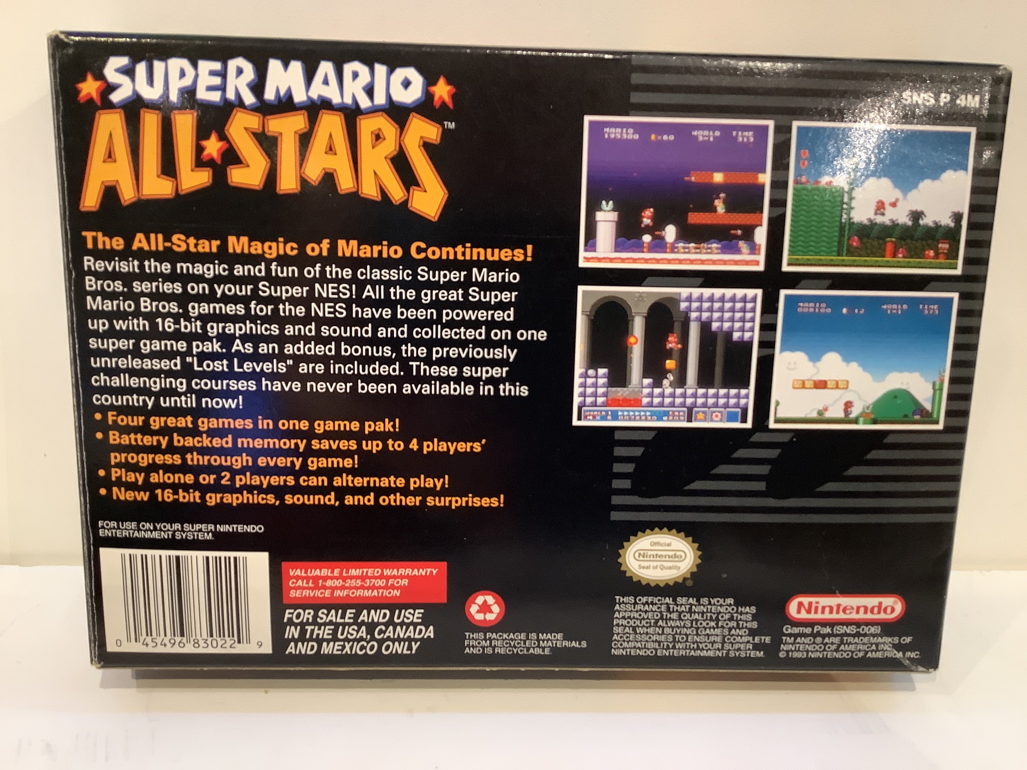 Super Mario All-Stars - Super Nintendo - Image 2