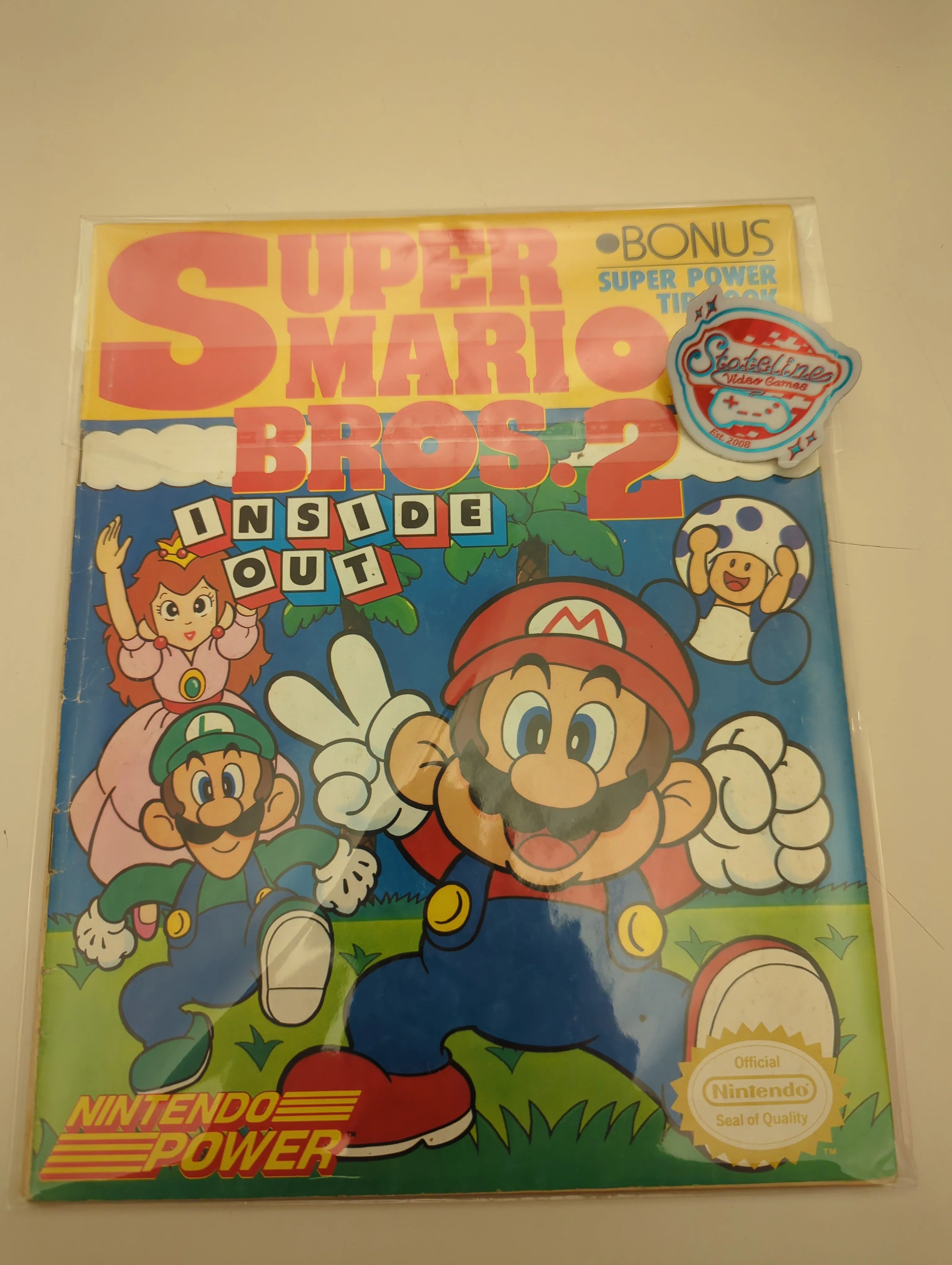 Super Mario Bros 2 Inside Out Part I & II Bundle - Nintendo Power - Image 2