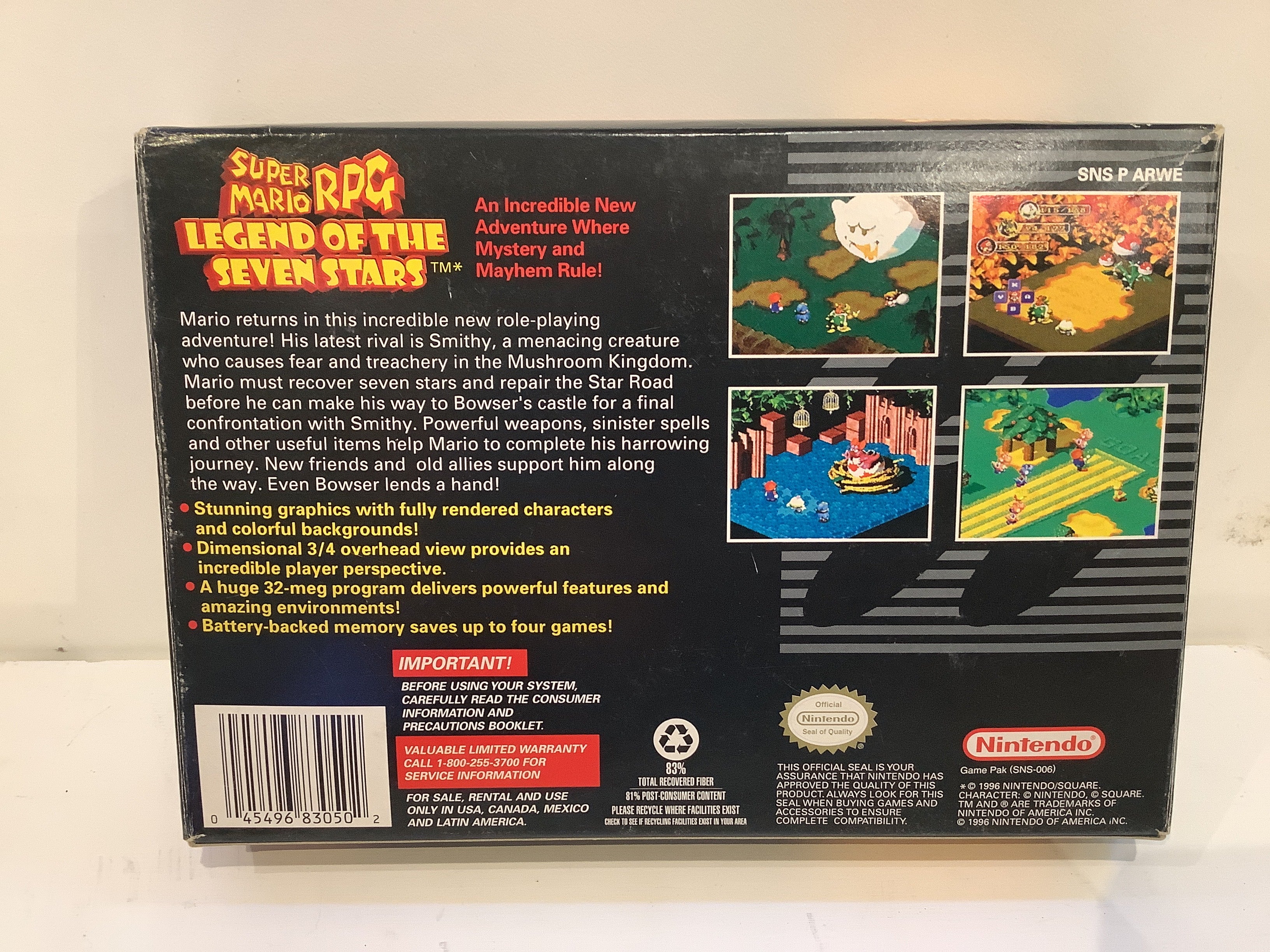 Super Mario RPG - Super Nintendo - Image 2
