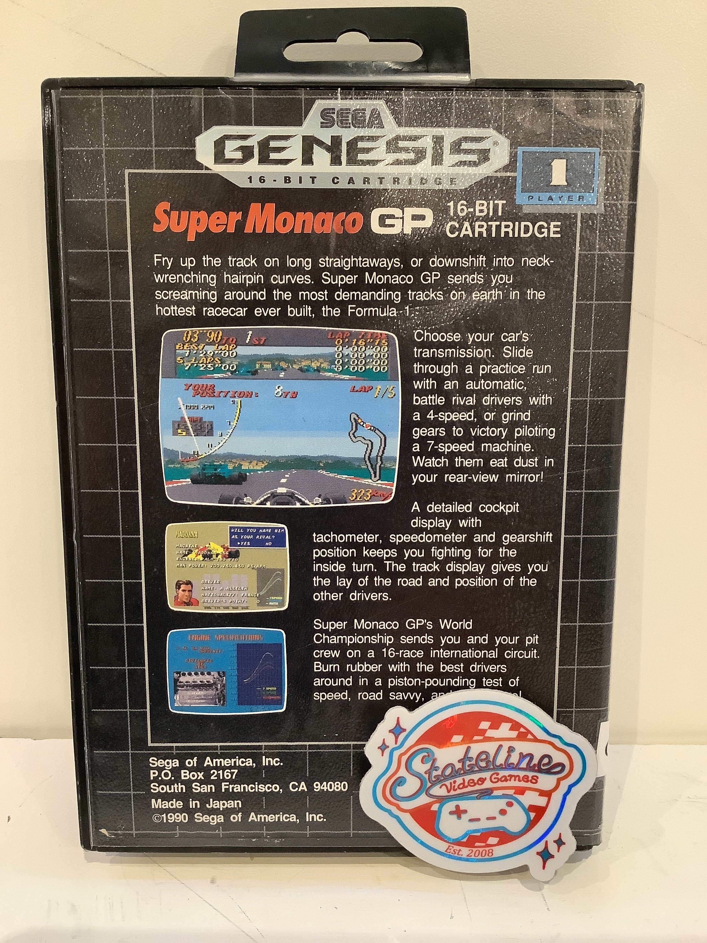 Super Monaco GP - Sega Genesis - Image 2
