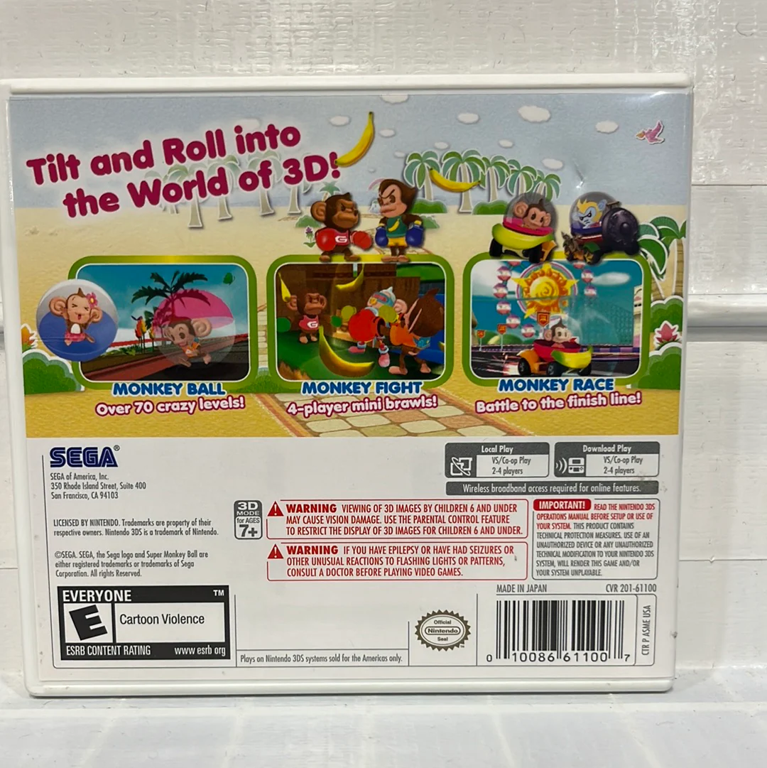 Super Monkey Ball 3D - Nintendo 3DS - Image 2