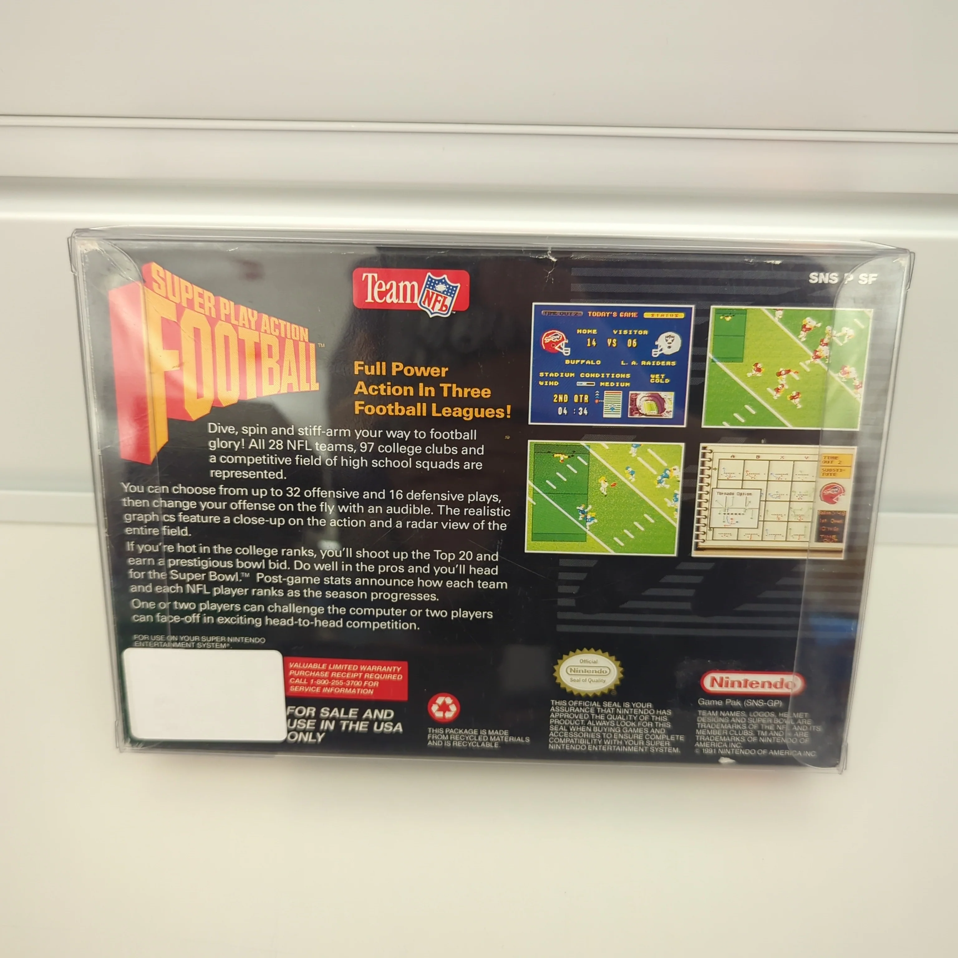 Super Play Action Football - Super Nintendo - Image 2