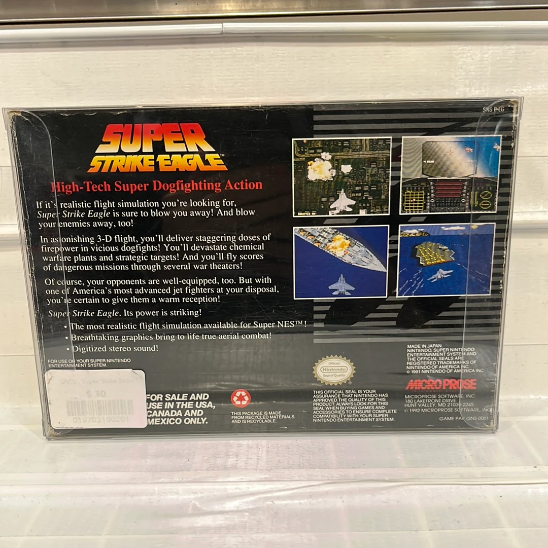 Super Strike Eagle - Super Nintendo - Image 2