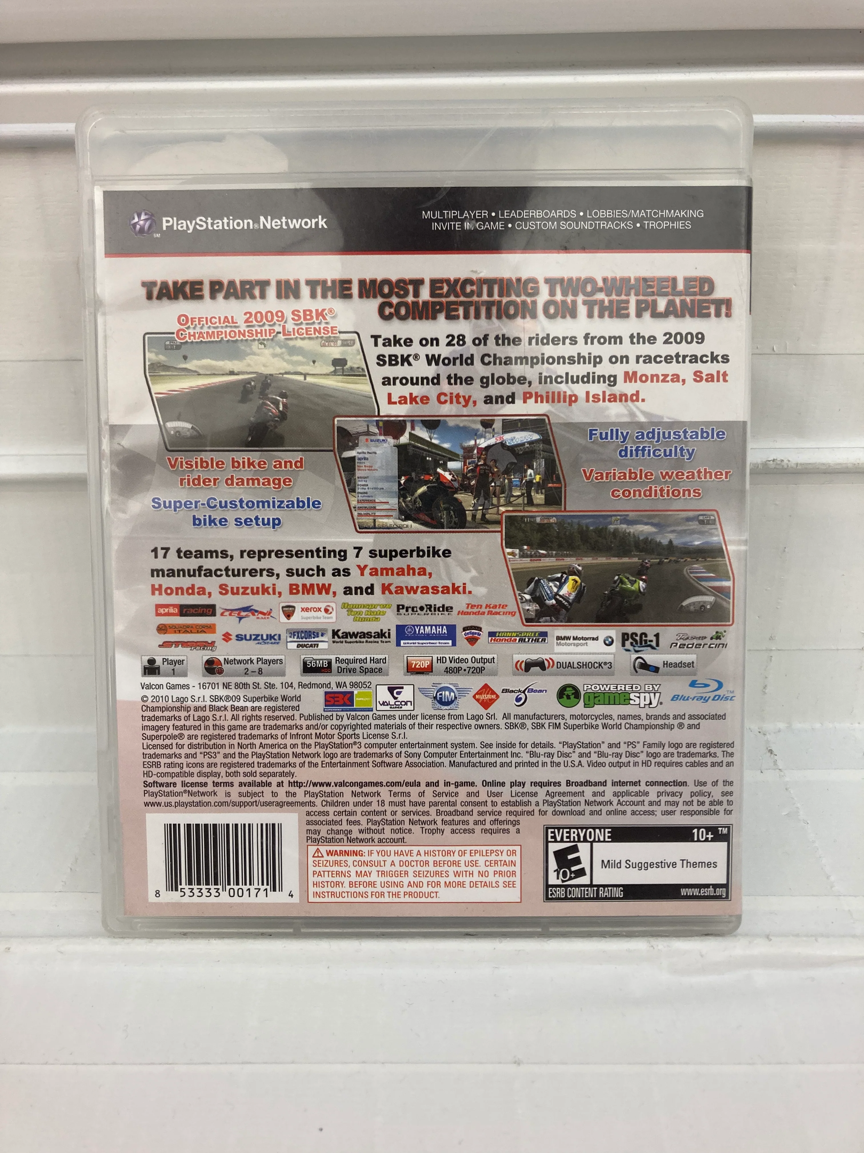 SuperBike World Championship SBK - Playstation 3 - Image 2