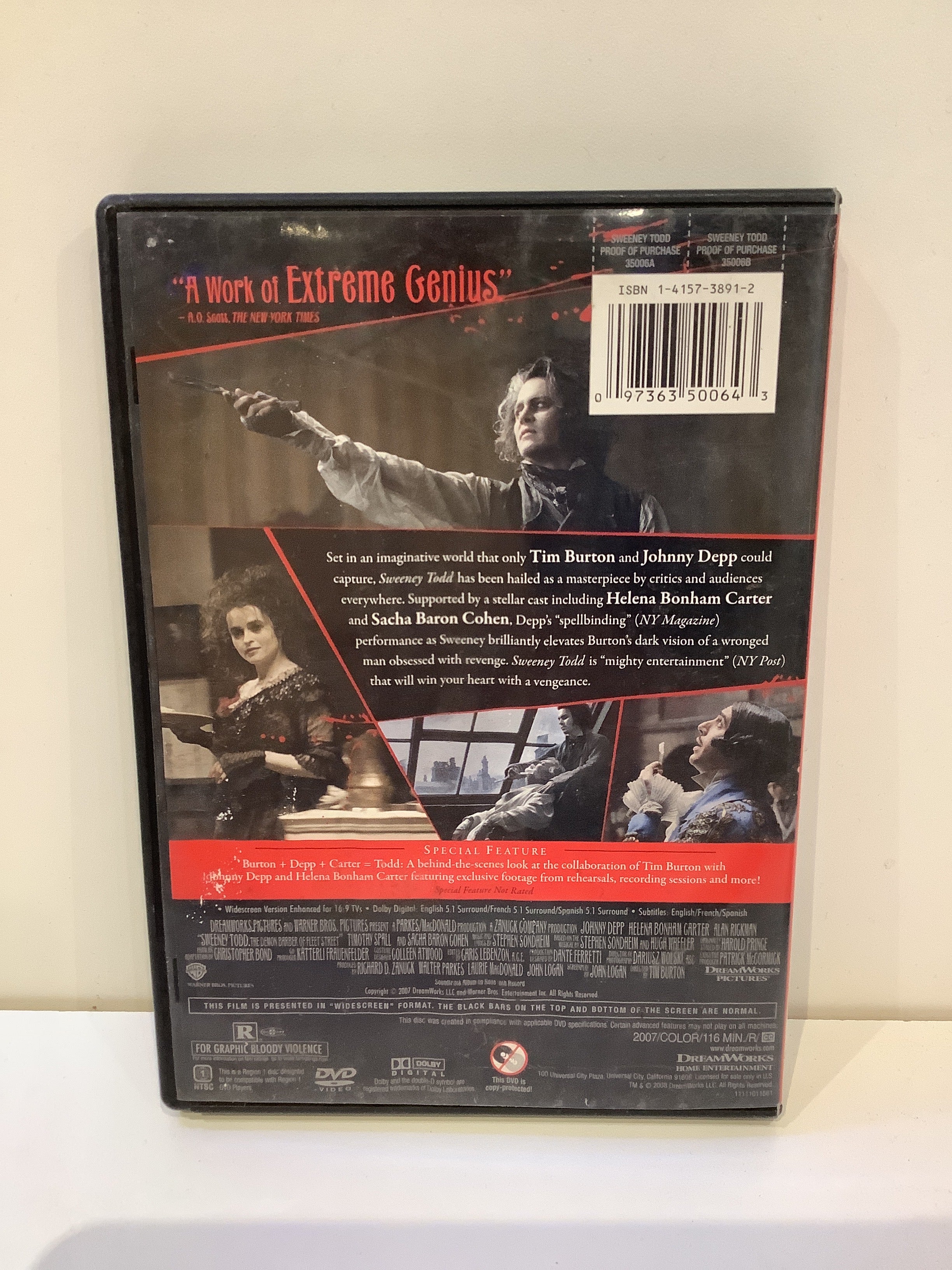 Sweeney Todd - DVD - Image 2
