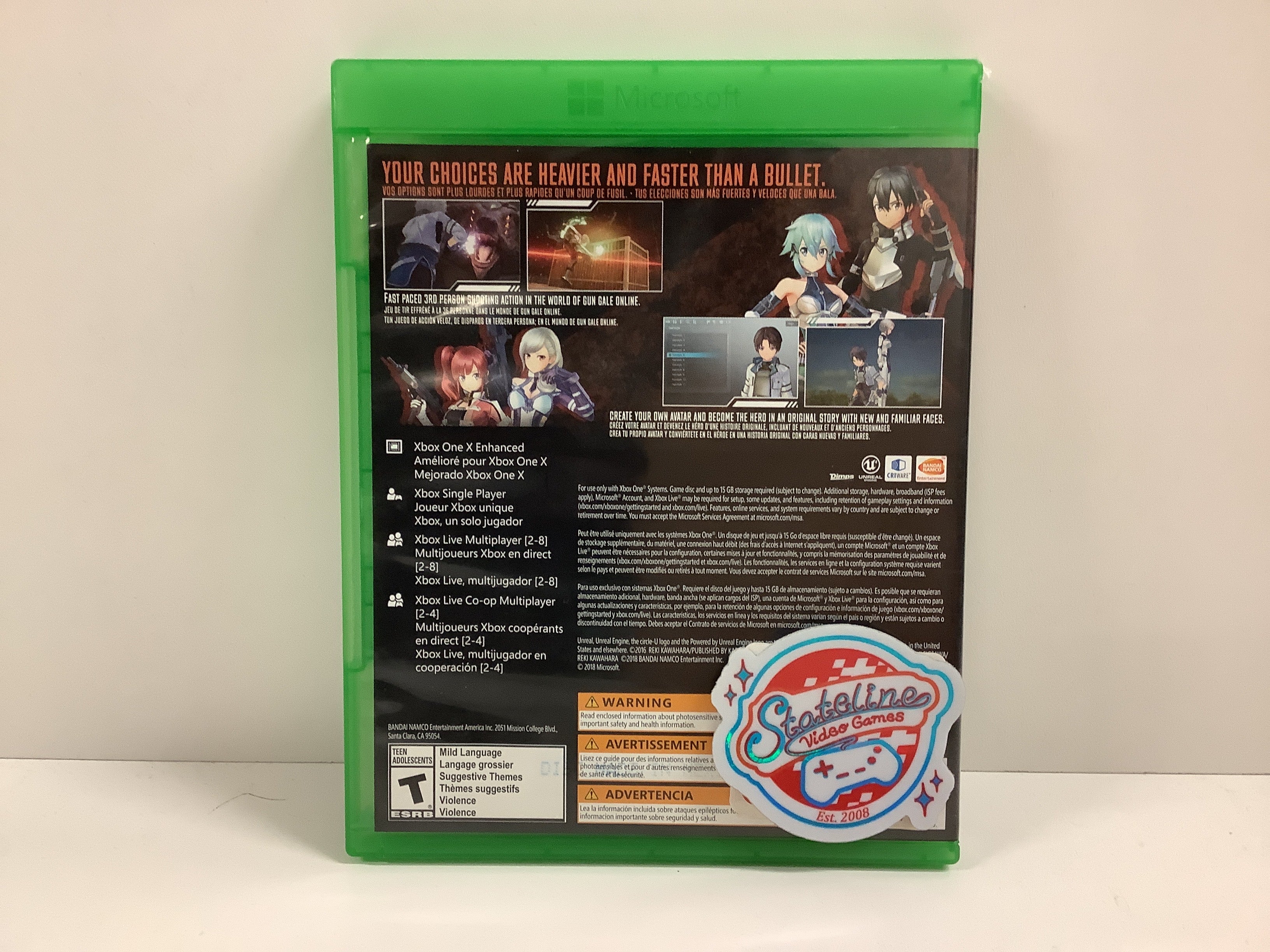 Sword Art Online: Fatal Bullet - Xbox One - Image 2